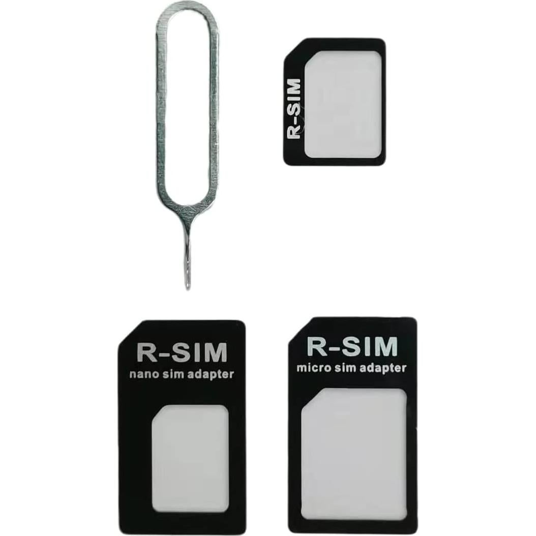 Kit Adaptadores de Tarjeta SIM Granvela 4 en 1 Nano/Micro/Estándar