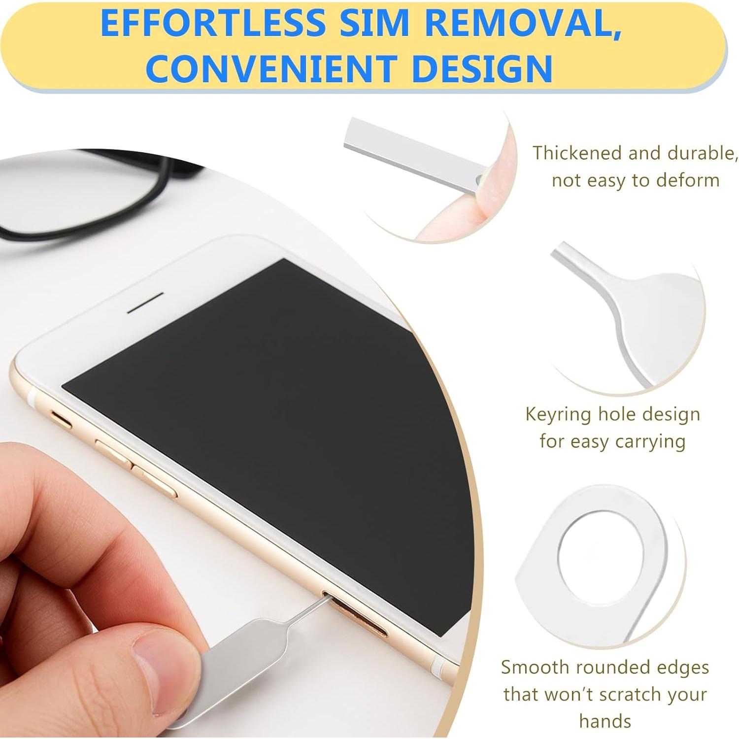 Juego de 3 Piezas de Pin de Expulsión SIM/SD CC117 - Herramienta Universal