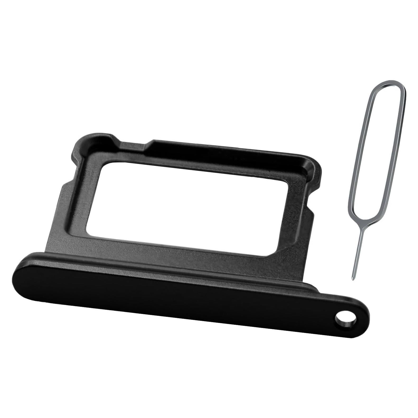 Bandeja de SIM Doble MMOBIEL para iPhone 16/16 Plus - Negro