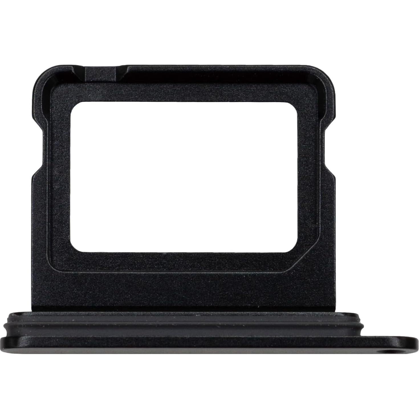 Bandeja de SIM Doble MMOBIEL para iPhone 16/16 Plus - Negro