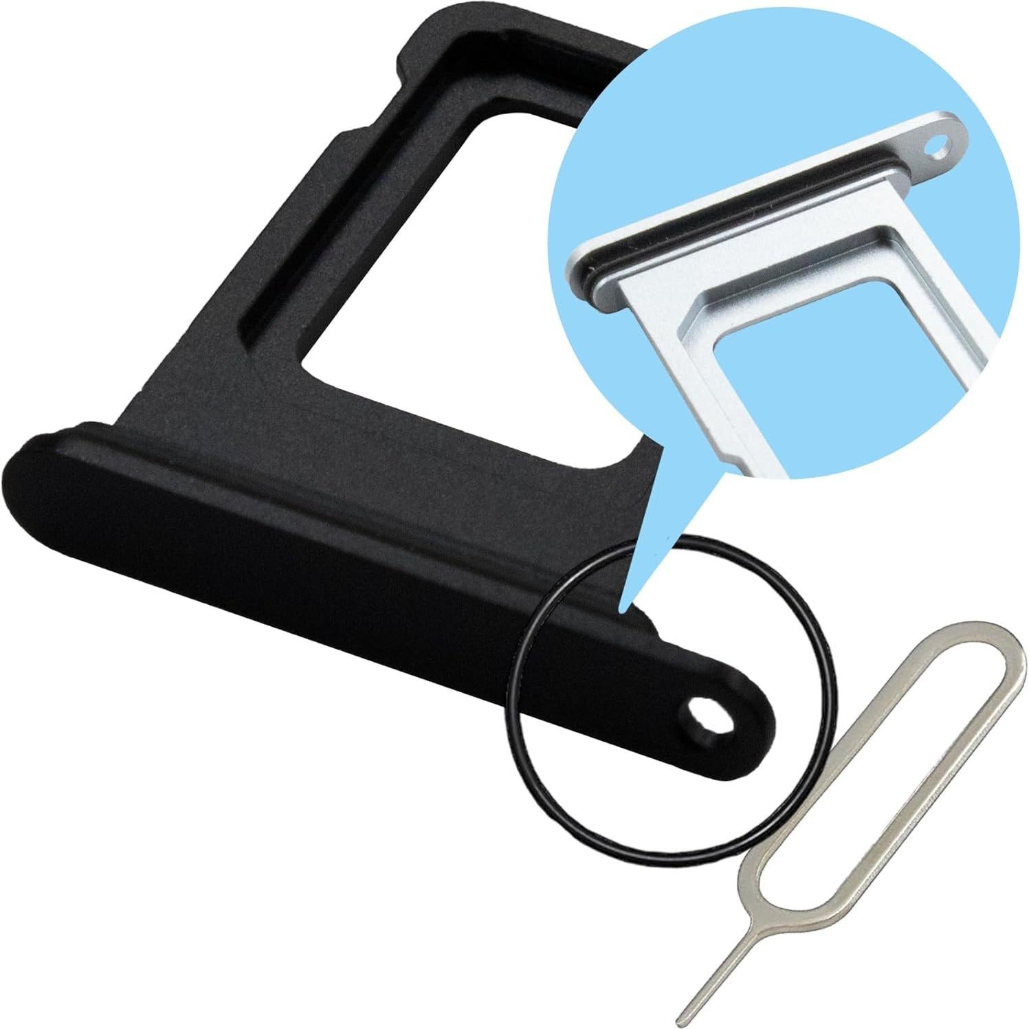 Bandeja SIM MMOBIEL para iPhone 15/15 Plus - Negro