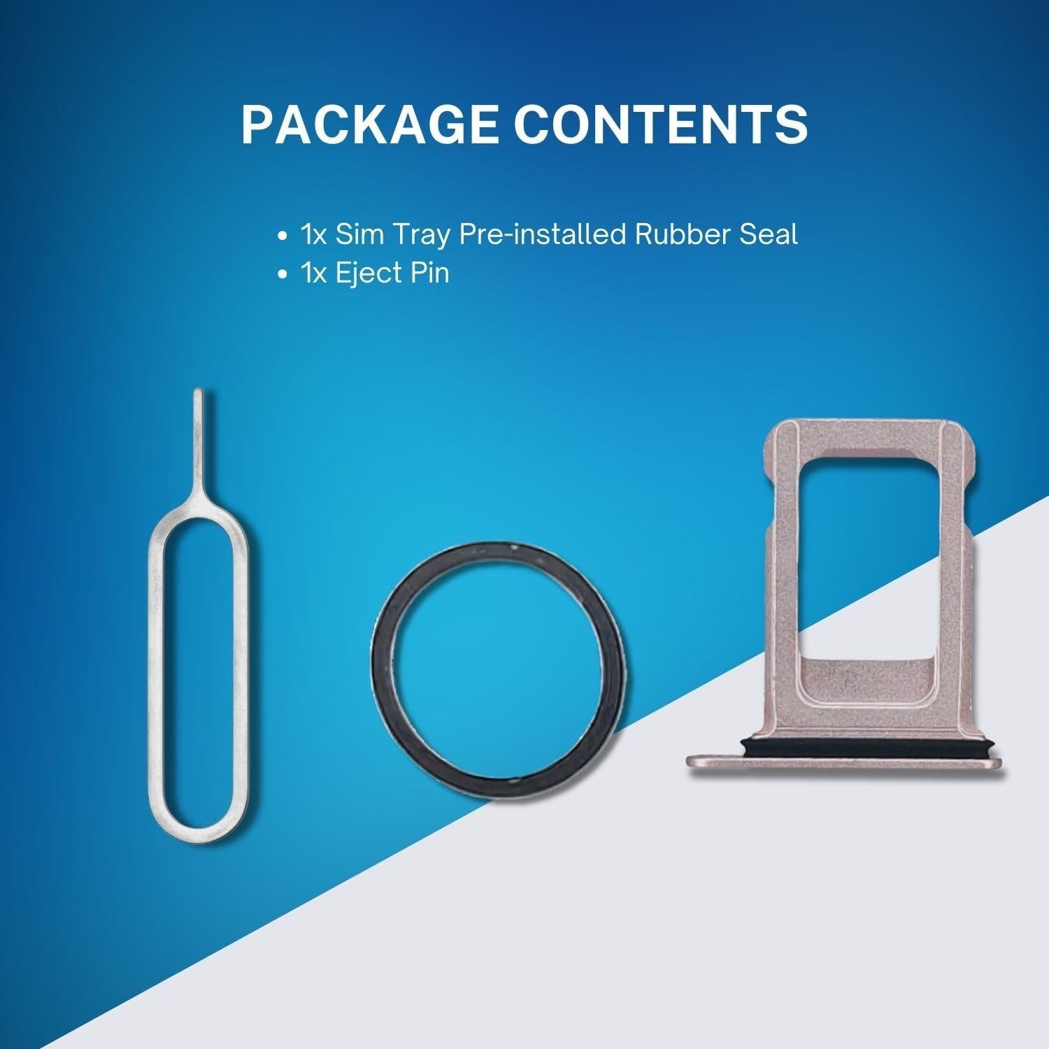 Bandeja SIM Rosa MEEFIX para iPhone 13 - Sello Impermeable