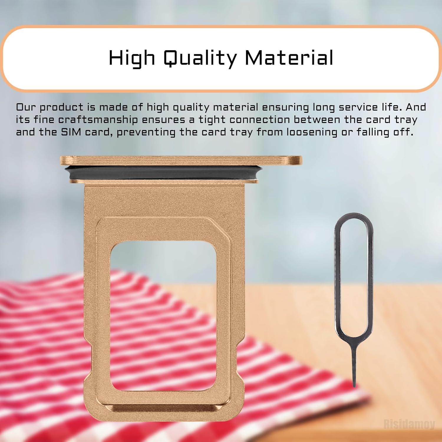 Bandeja de Tarjeta SIM Dorada para iPhone 11 Pro Max/Pro