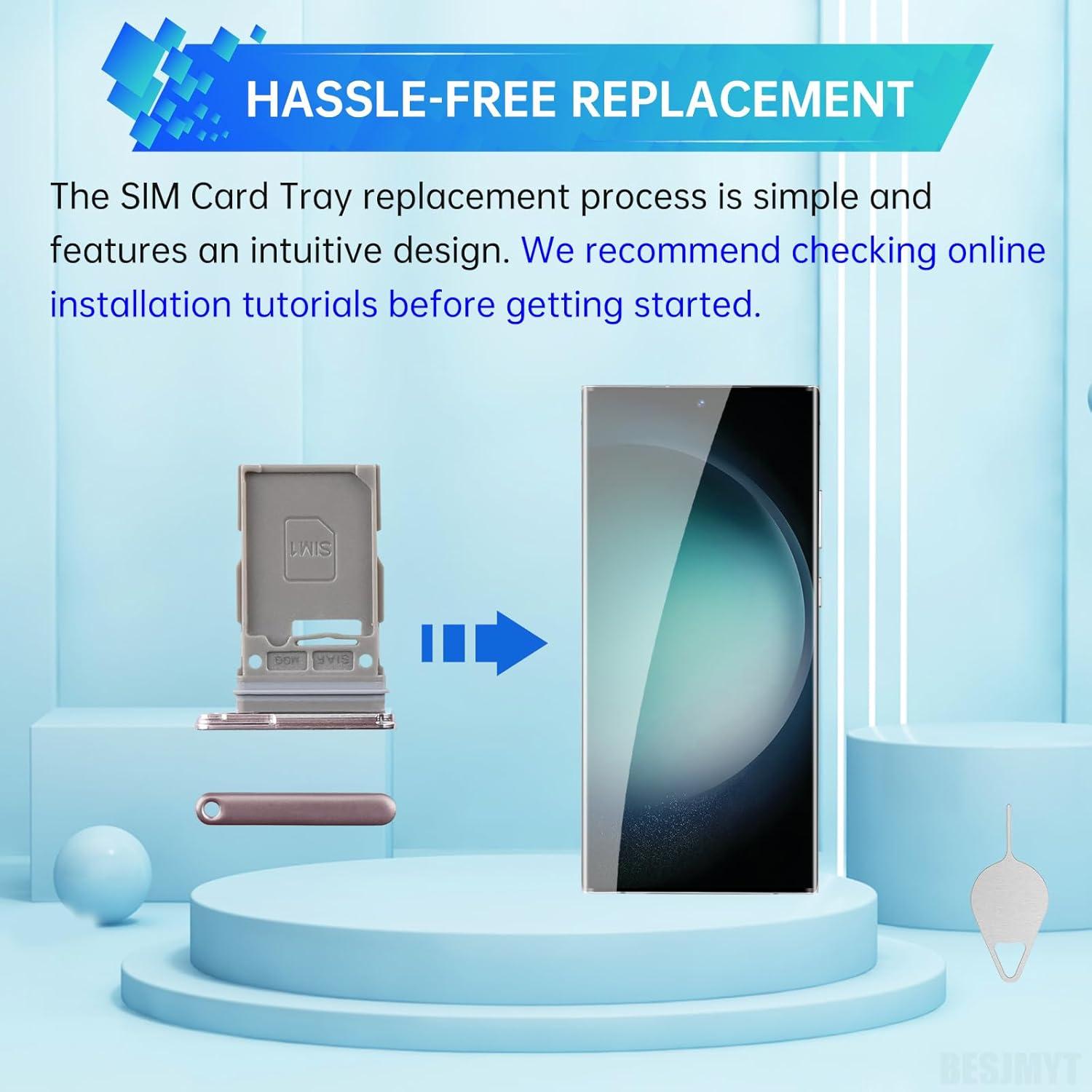 Bandeja de Tarjeta SIM Reemplazo Samsung Galaxy S23+ Plus