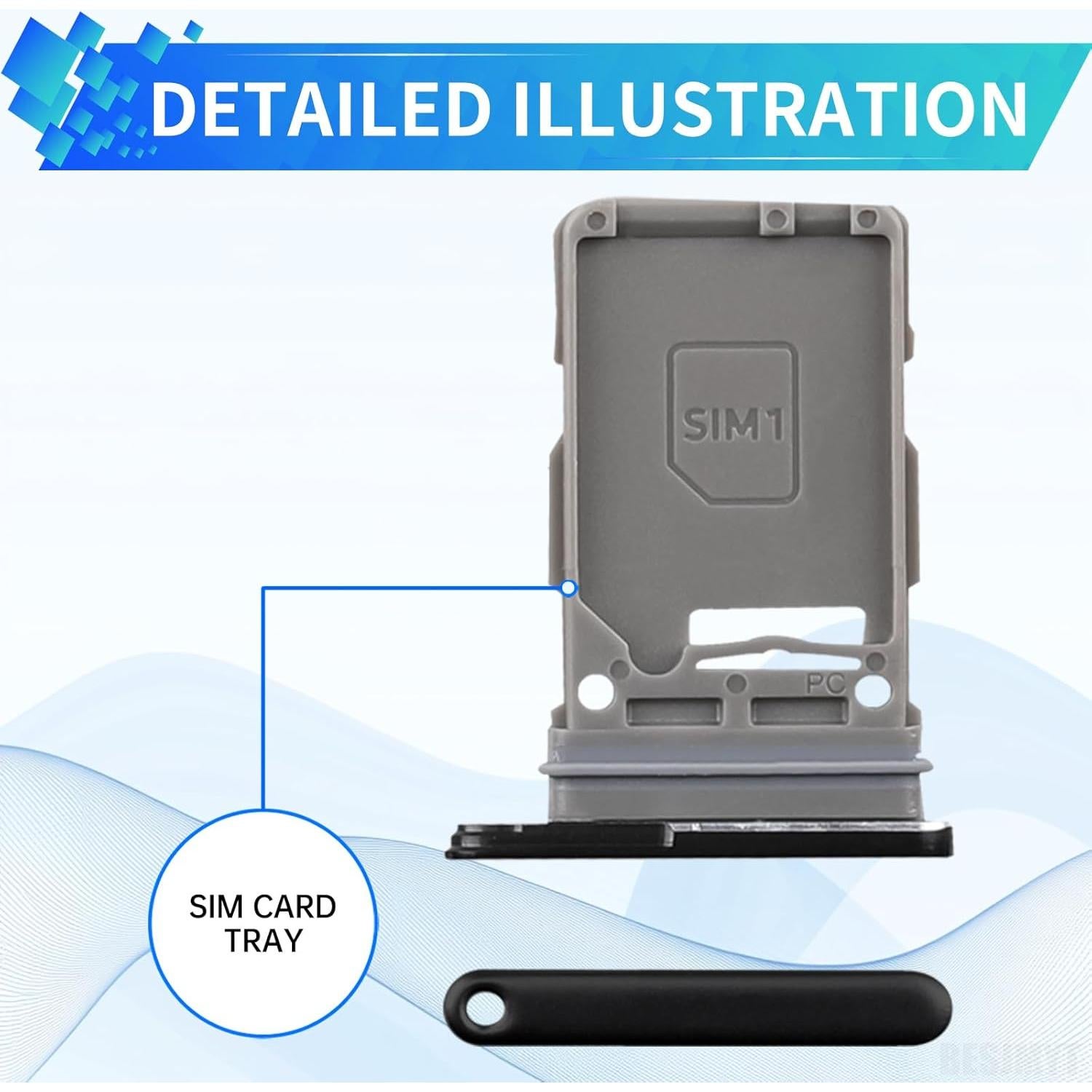 Bandeja de Tarjeta SIM Reemplazo Samsung Galaxy S21 Ultra 5G