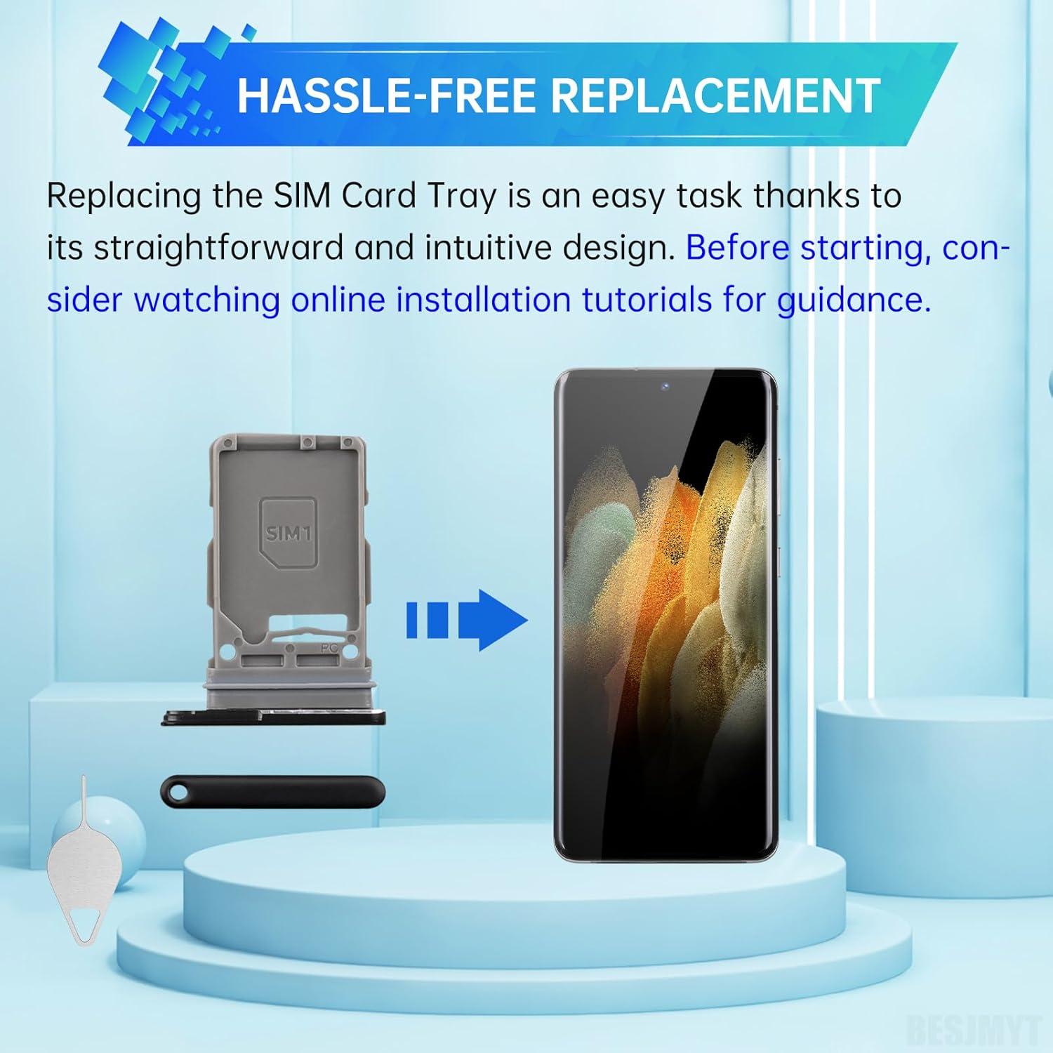 Bandeja de Tarjeta SIM Reemplazo Samsung Galaxy S21 Ultra 5G