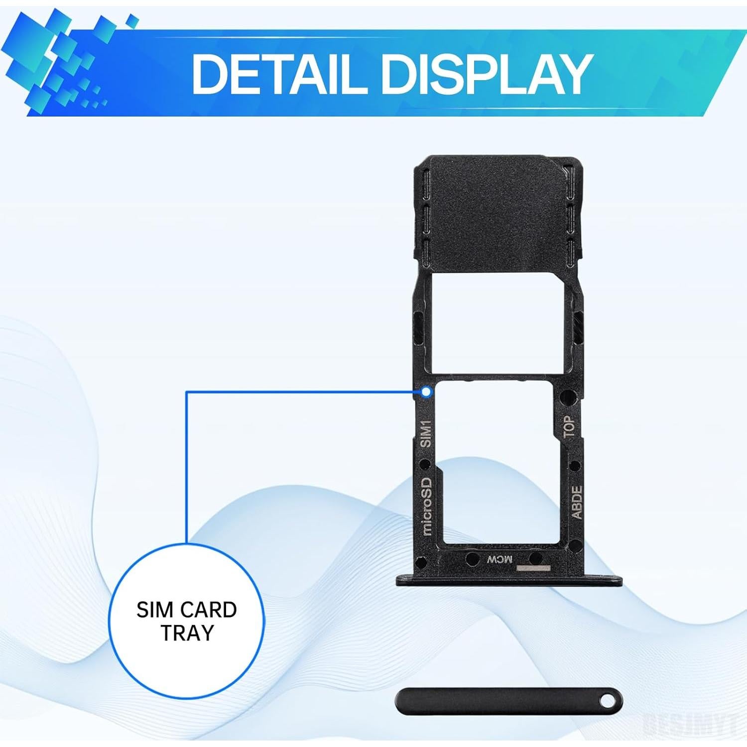 Bandeja de tarjeta SIM para Samsung Galaxy A24 - BESJMYT