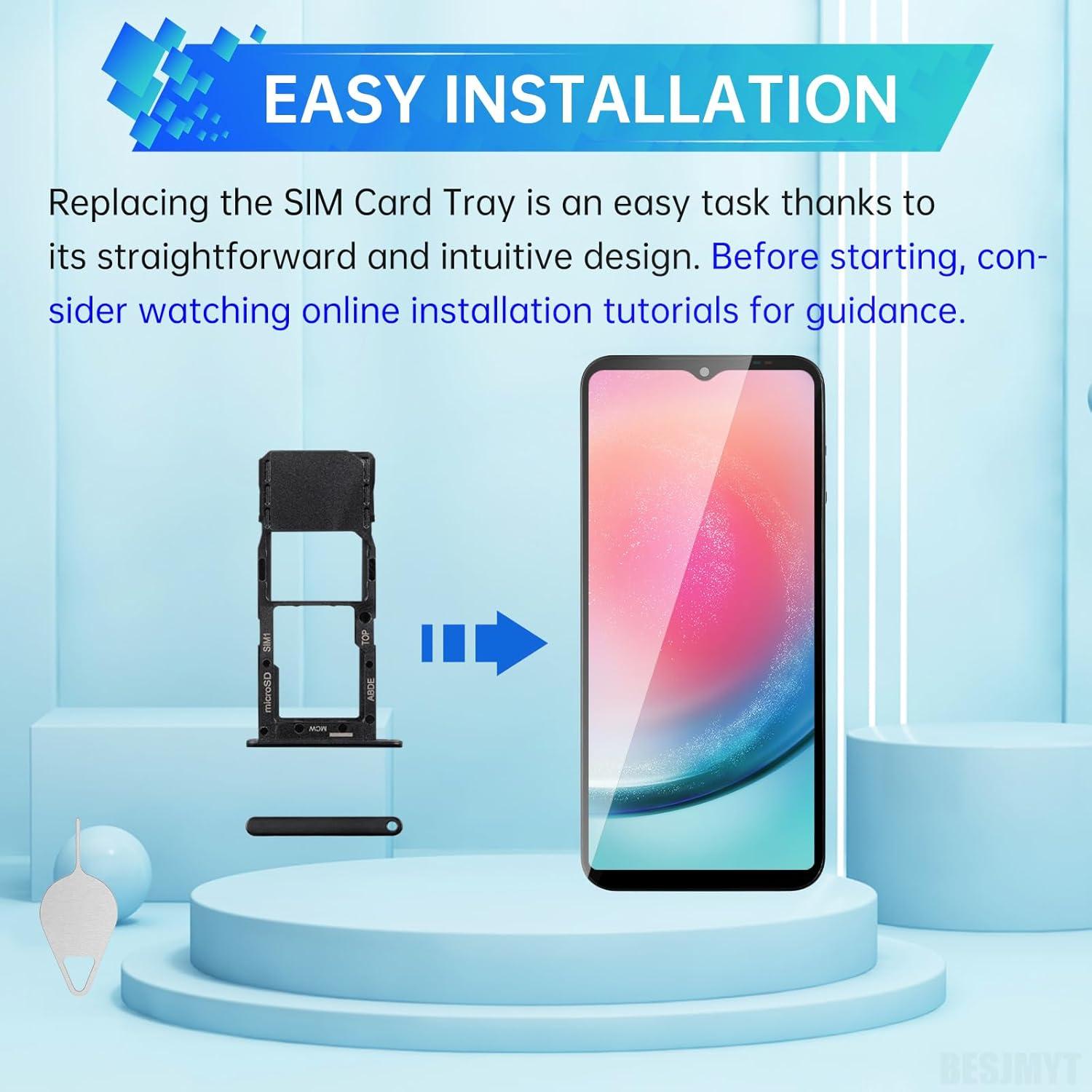 Bandeja de tarjeta SIM para Samsung Galaxy A24 - BESJMYT