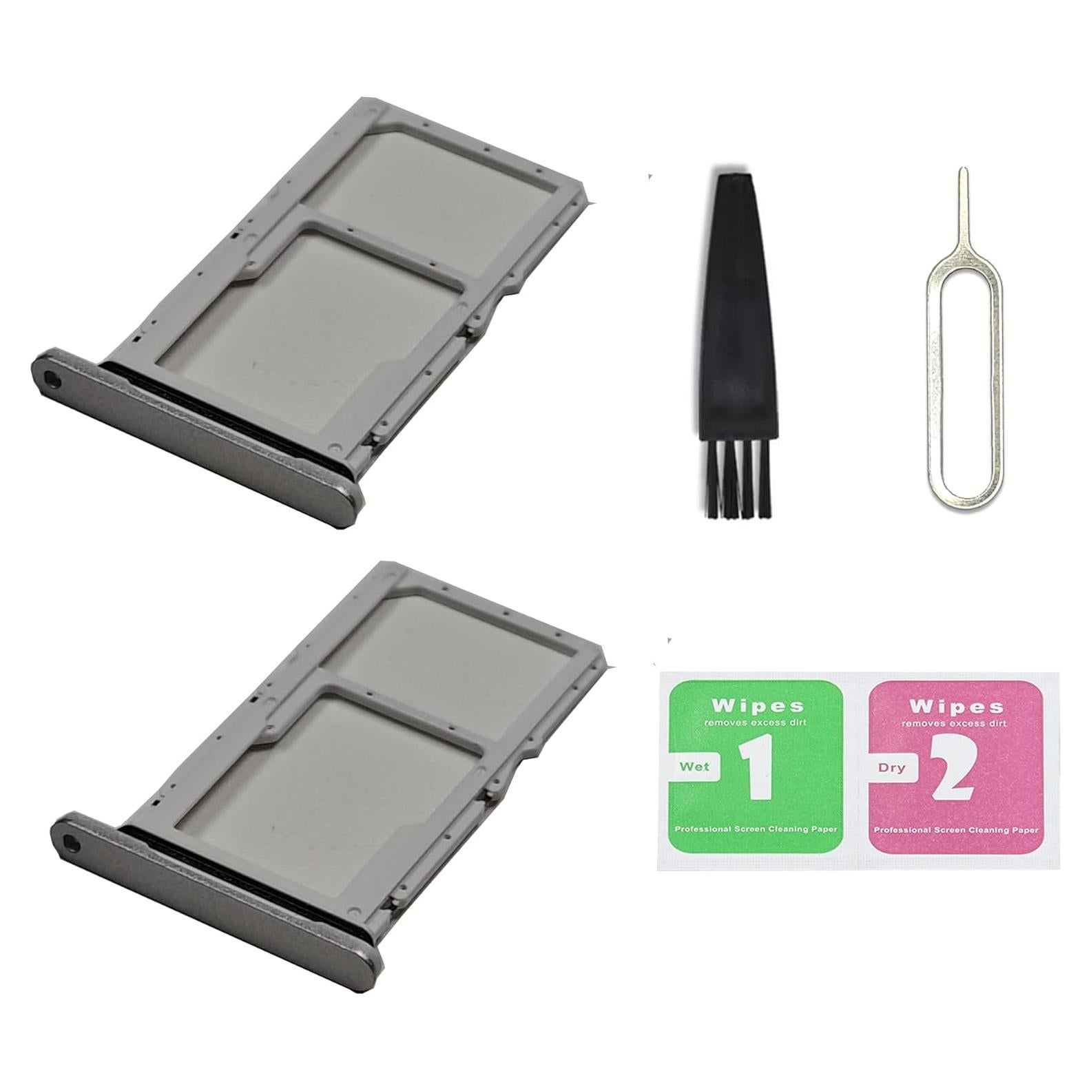 Bandeja de Tarjeta SIM Individual para Galaxy Tab A9 Plus 2023 - 2 PCS Plata