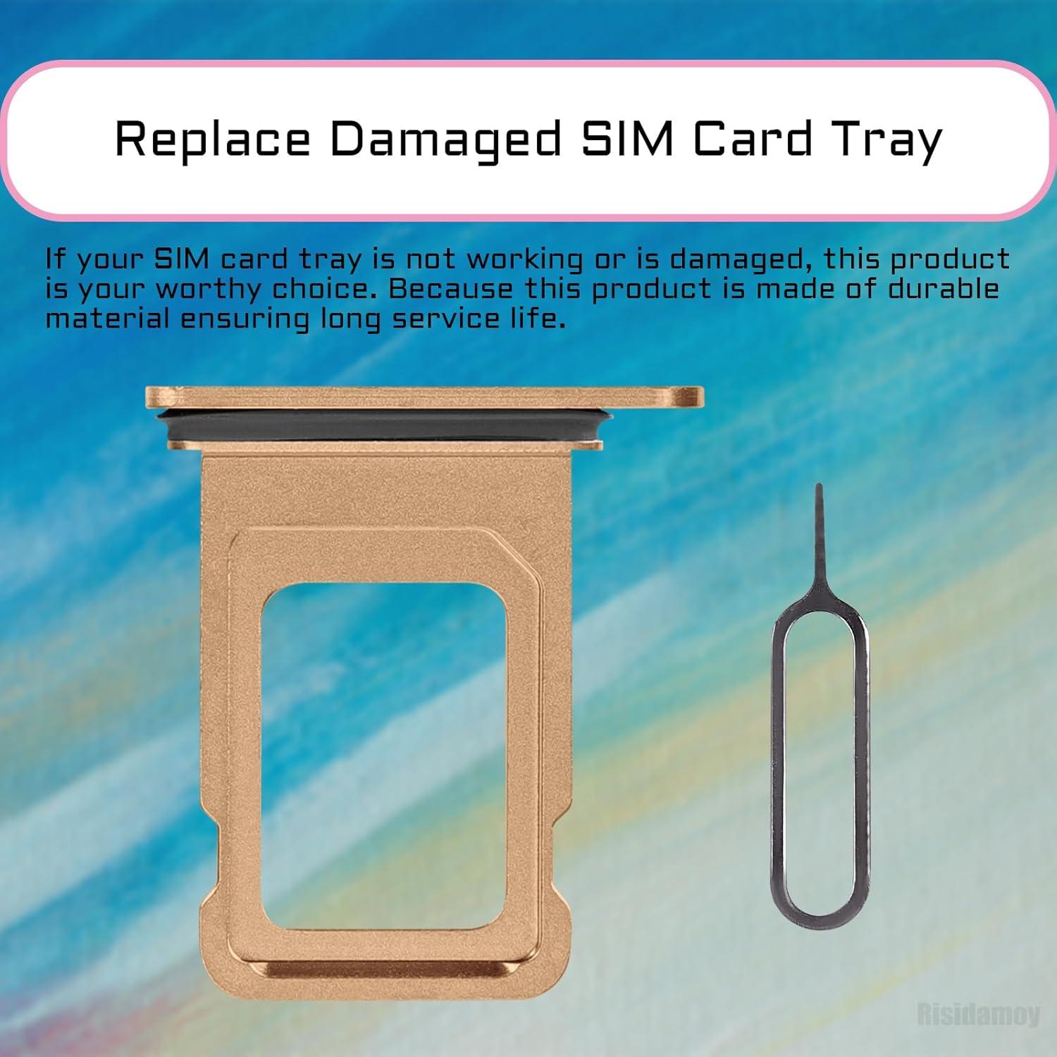 Bandeja de Tarjeta SIM Dorada para iPhone XS Max A1921 A2101