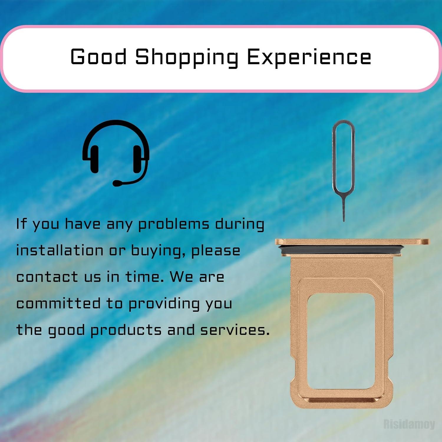 Bandeja de Tarjeta SIM Dorada para iPhone XS Max A1921 A2101