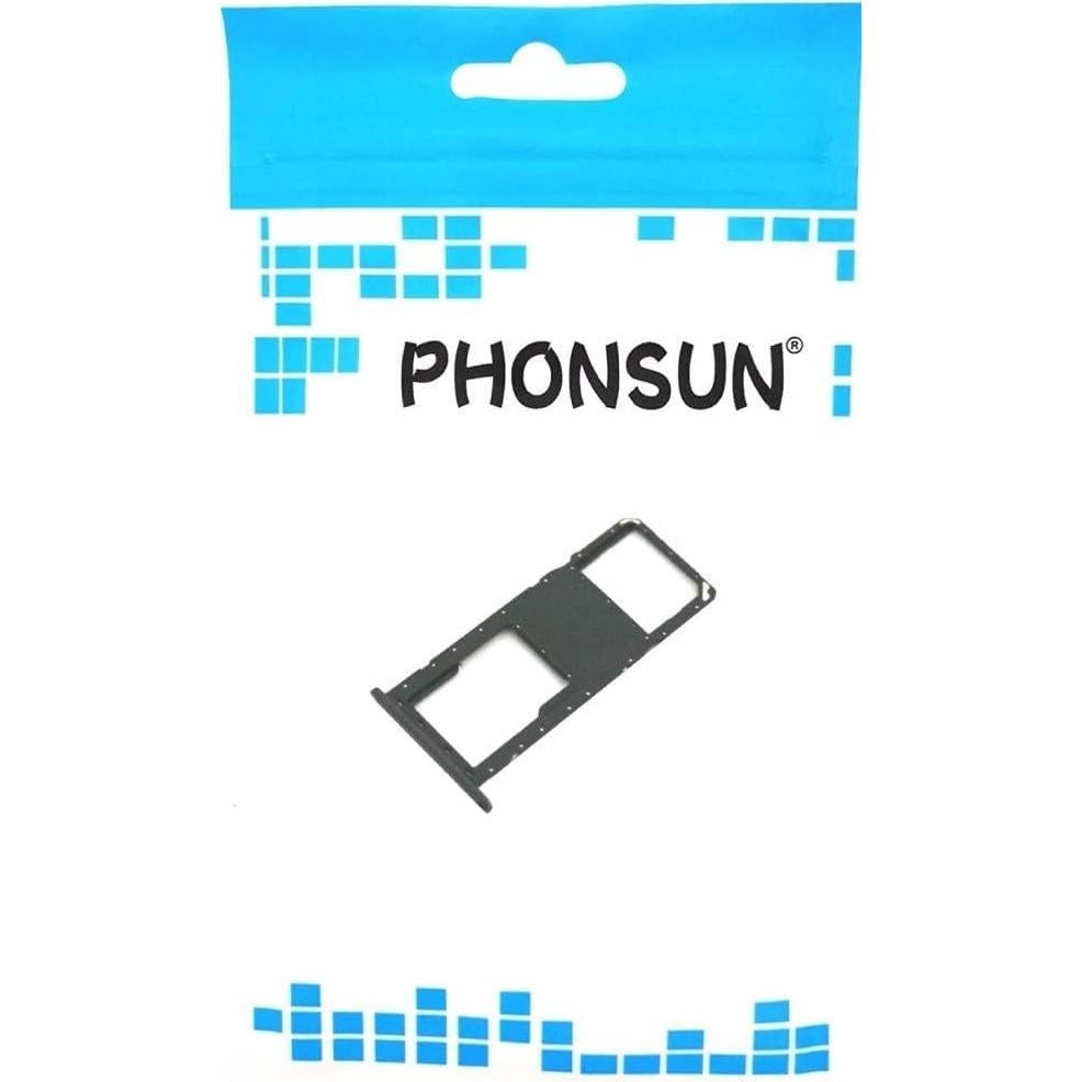 Bandeja de tarjeta SIM PHONSUN para Samsung Galaxy A03s - Negro
