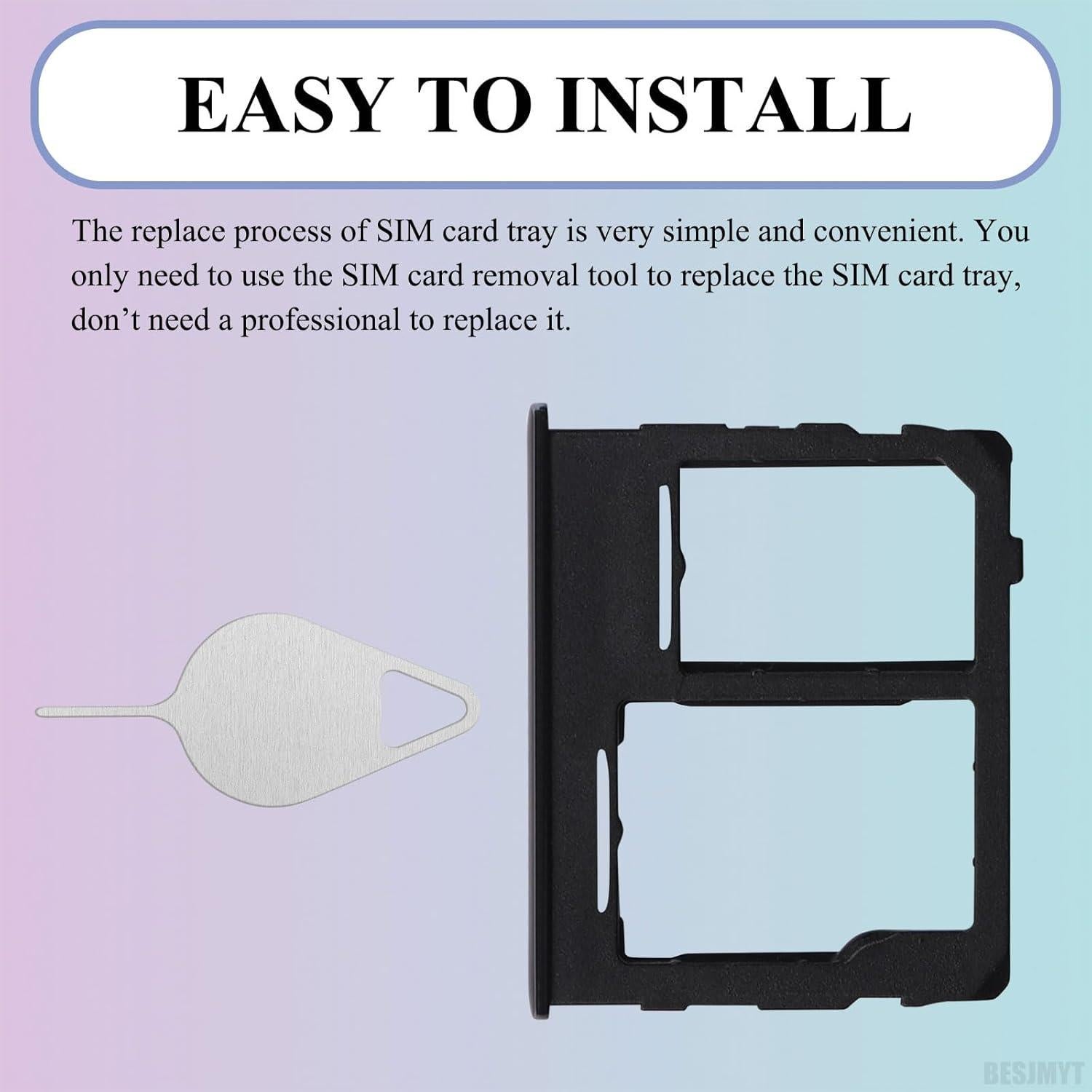 Bandeja de Tarjeta SIM para Samsung Galaxy A32 5G Negra