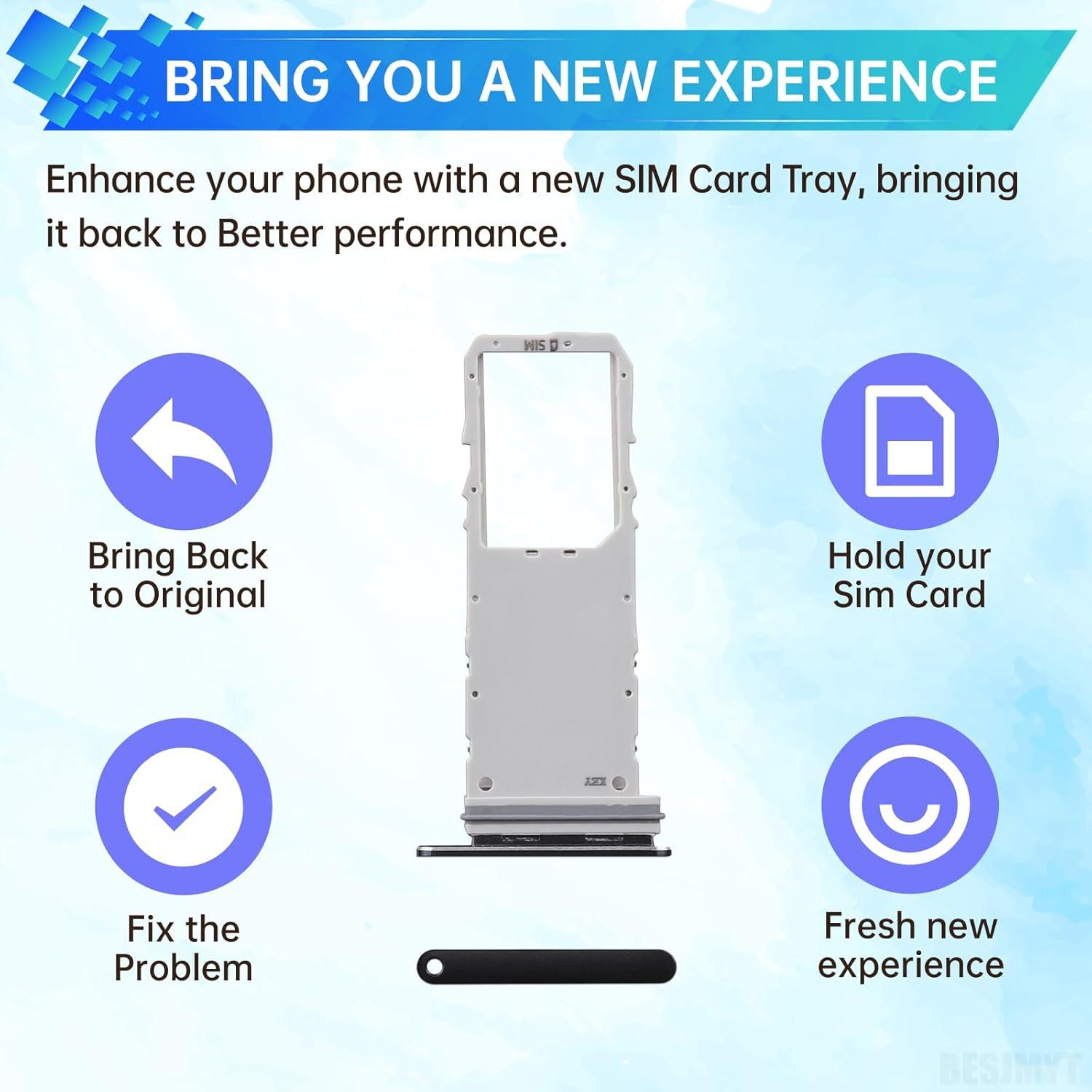 Bandeja para tarjeta SIM Samsung Galaxy Note 10 Negra