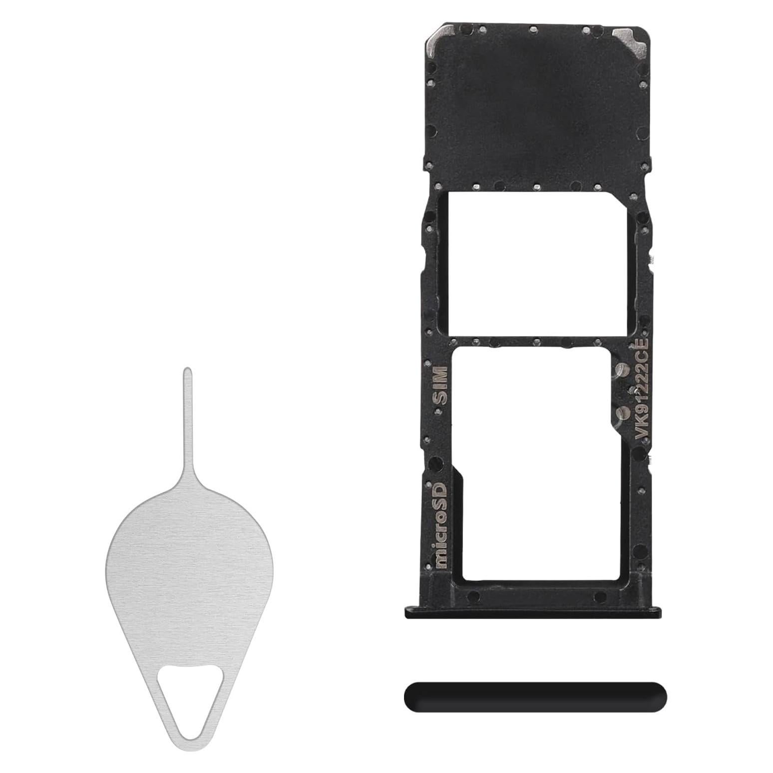 Bandeja de tarjeta SIM reemplazo Samsung Galaxy A51 Negro