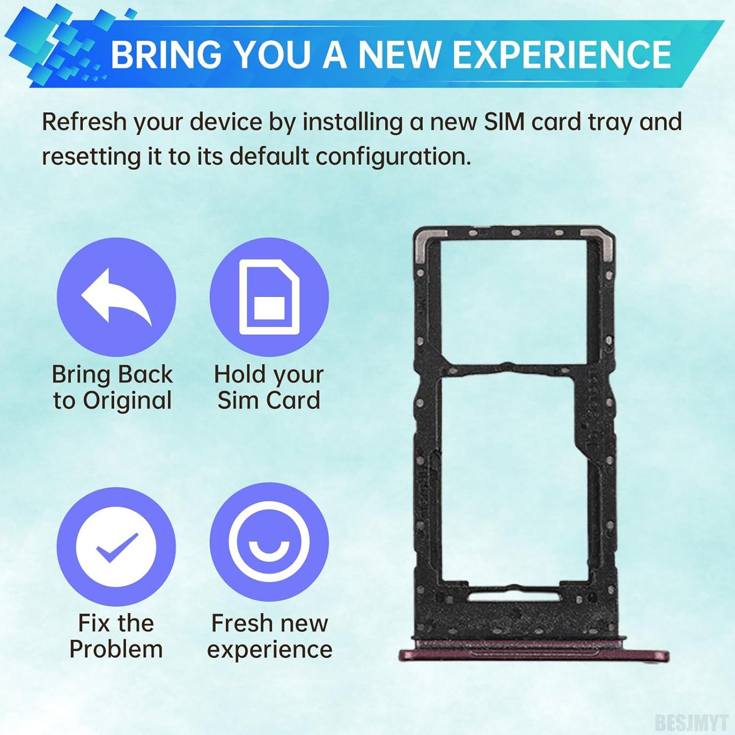 Bandeja de Tarjeta SIM Rojo Oscuro para Samsung A14 5G