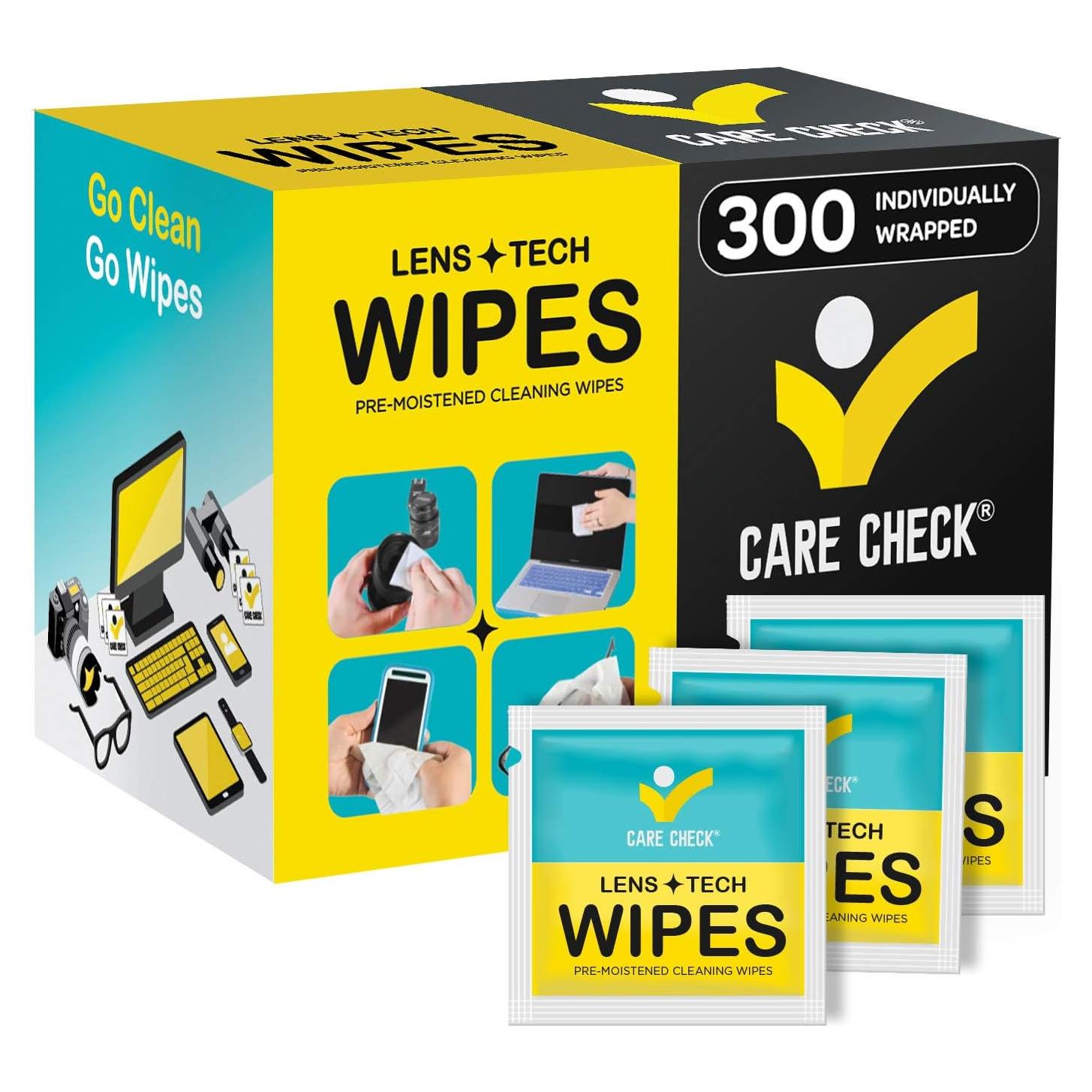 Toallitas de limpieza prehumedecidas Care Check - 300 unidades