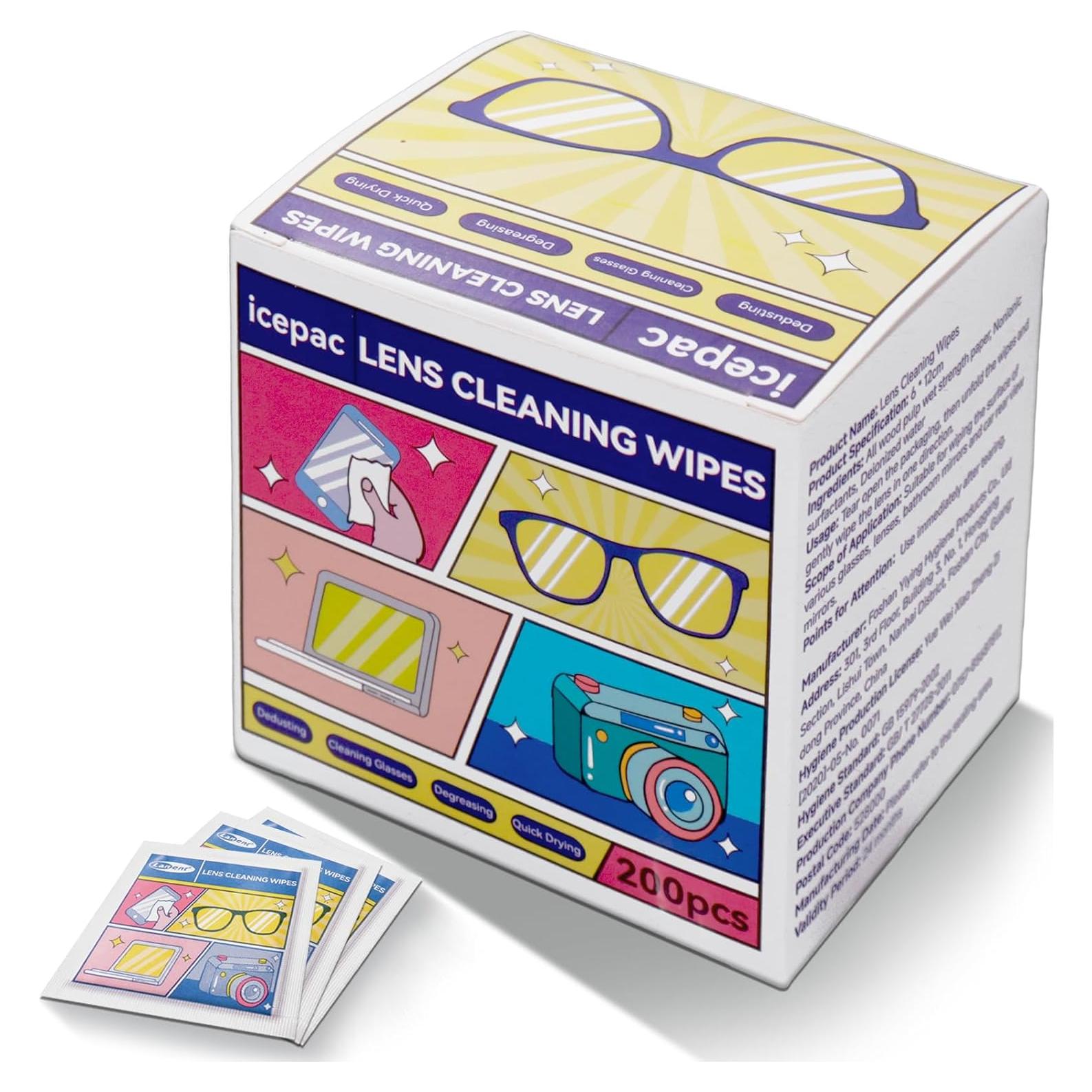 200 Toallitas de Limpieza Prehumedecidas Coldcool para Pantallas