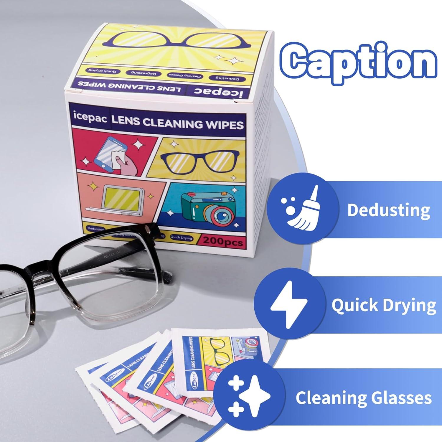 200 Toallitas de Limpieza Prehumedecidas Coldcool para Pantallas