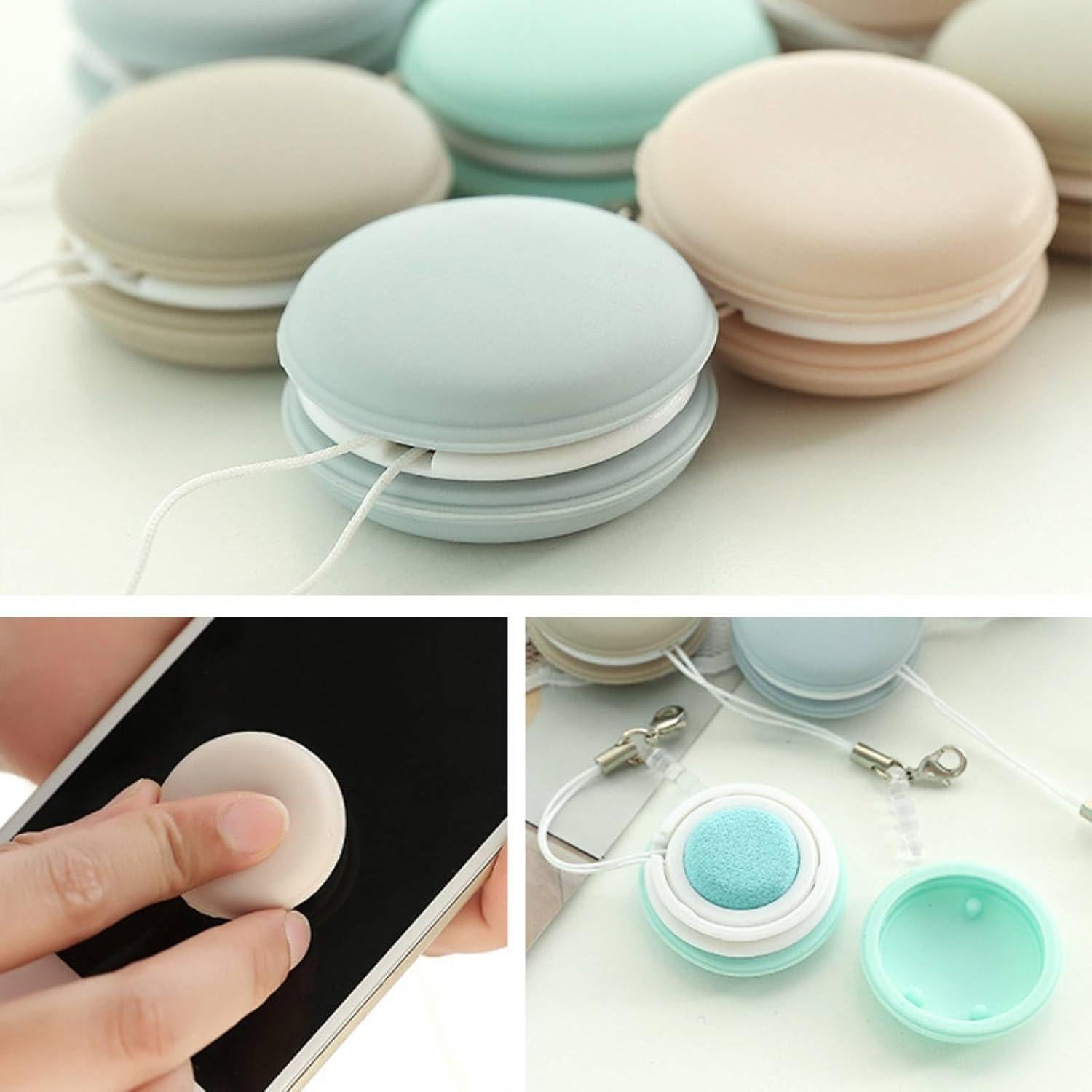 Macaron Phone Screen Wipe - 4PCS Mobile & Eye Glass Cleaner, Preserve Screens & Glasses