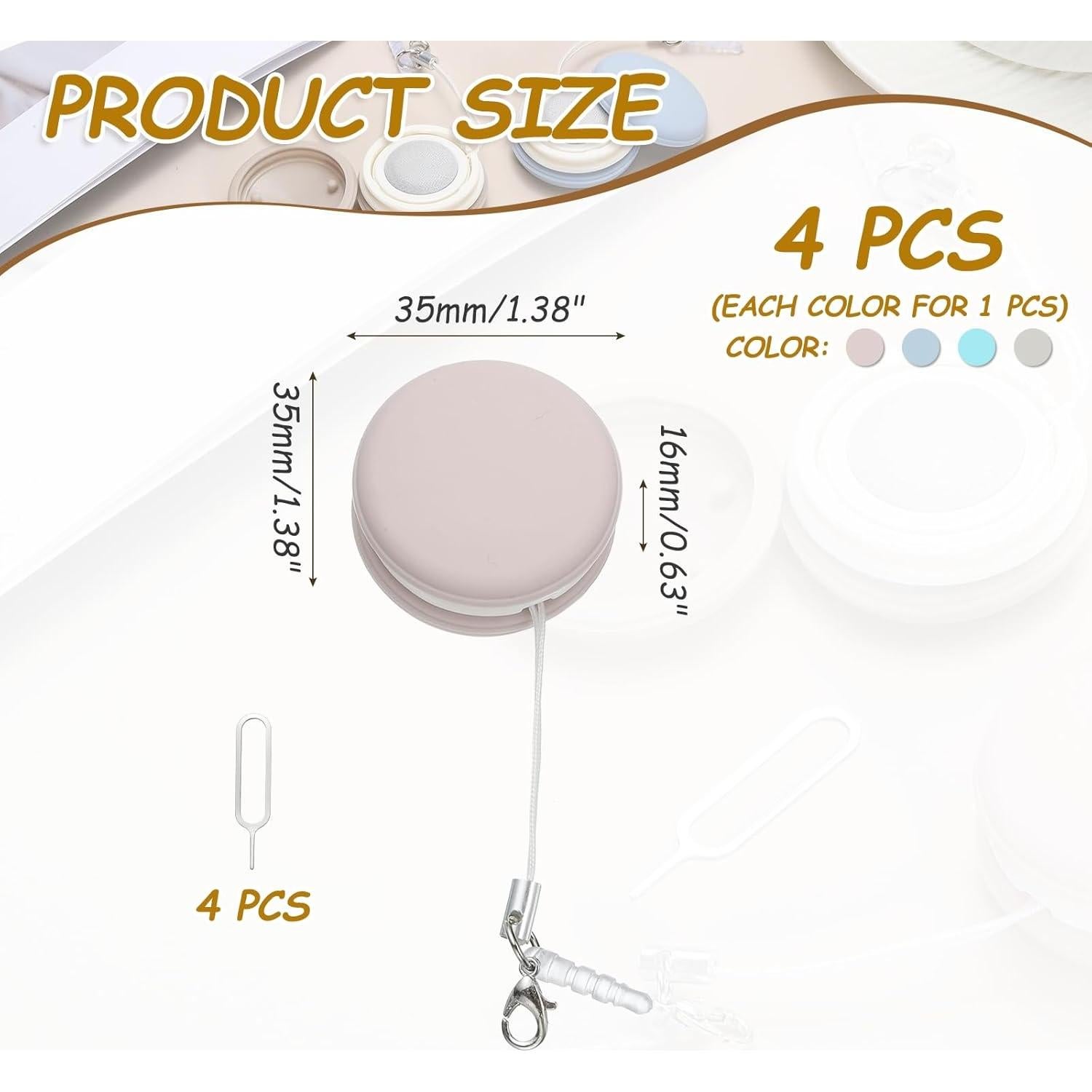 Juego de Limpiadores de Pantalla MECCANIXITY 4 Pcs Colores