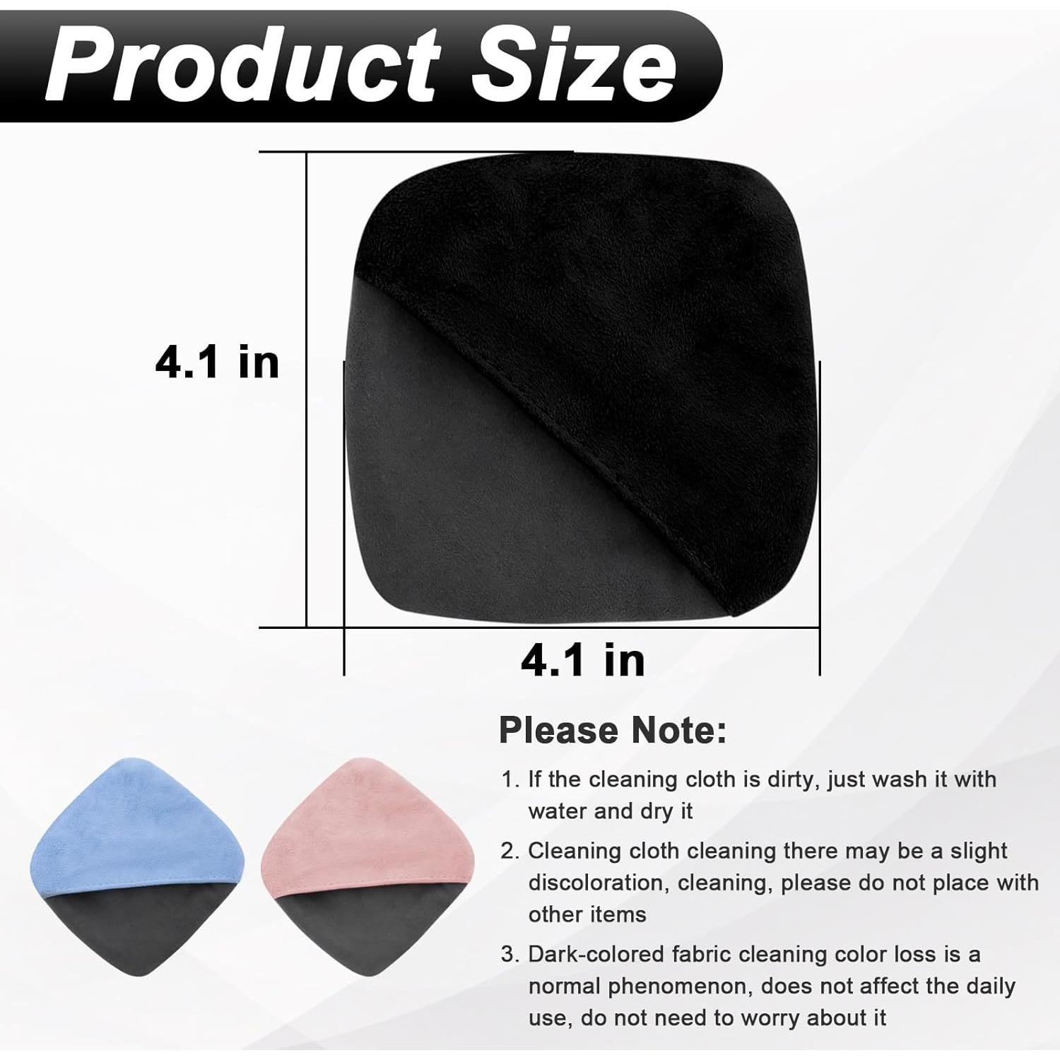 Paño Limpiador de Pantallas BFXM 10x10cm Microfibra Negro