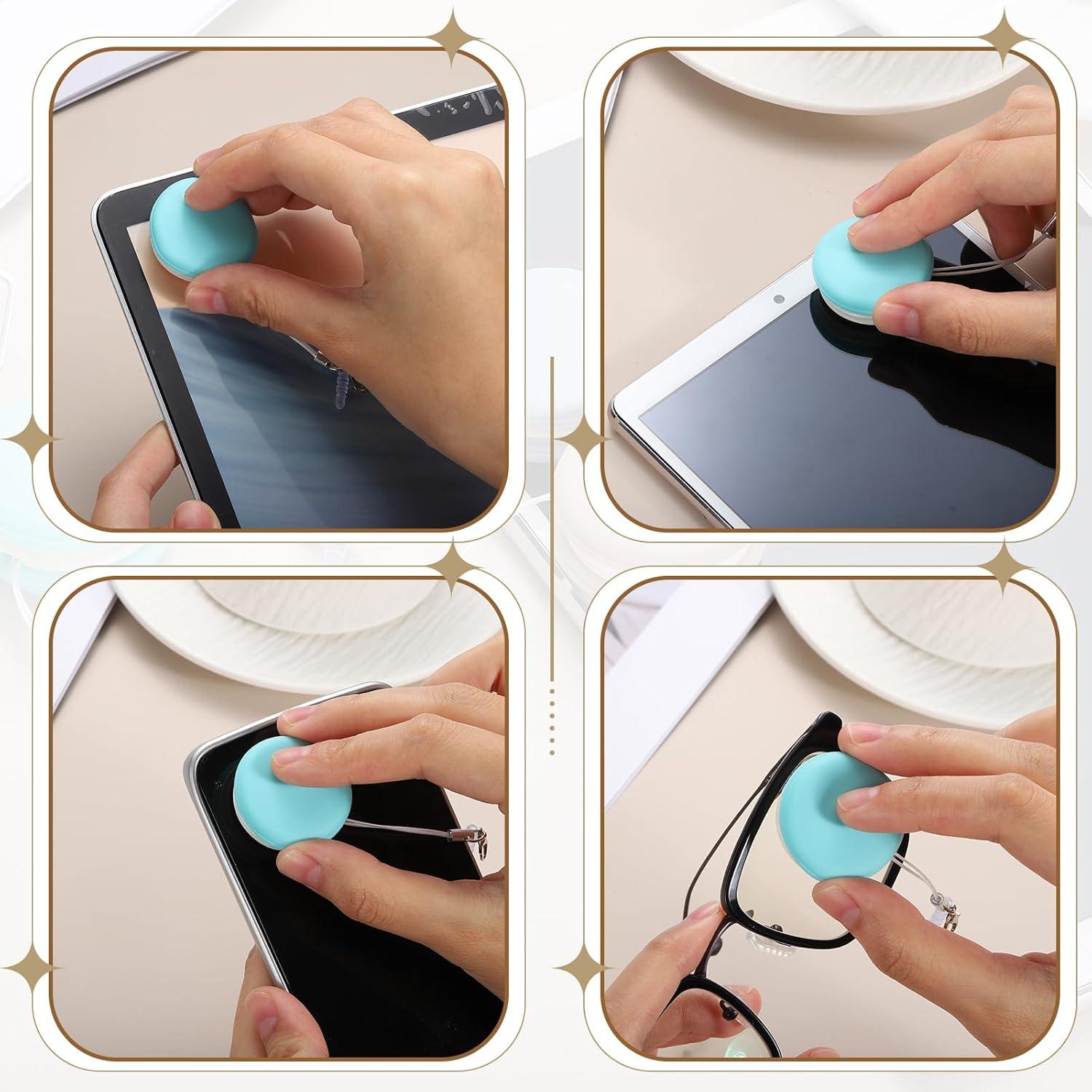 Juego de Limpiadores de Pantalla MECCANIXITY 2 Pcs Azul Rosa