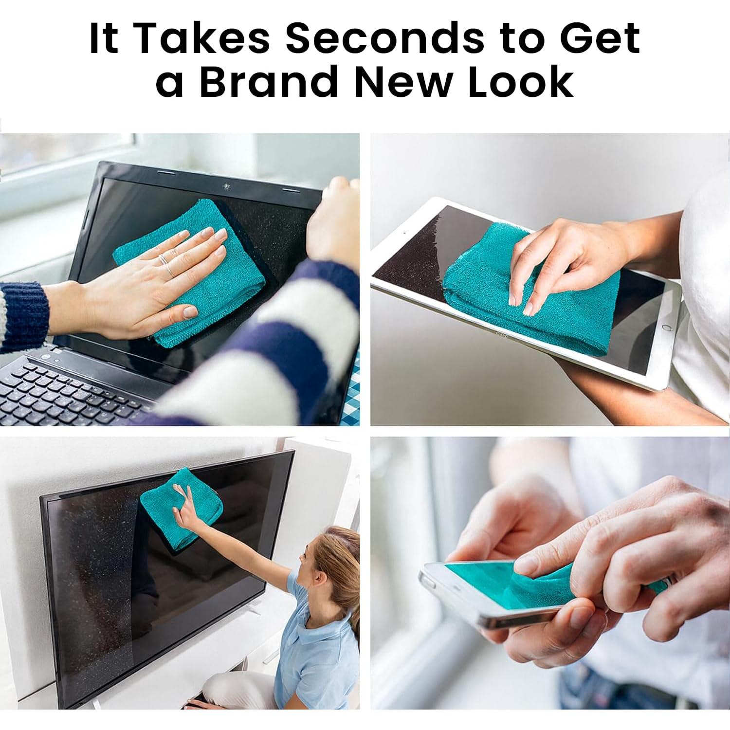 Limpiador de Pantallas EVEO 306g con Paño Microfibra - Sin Rayas