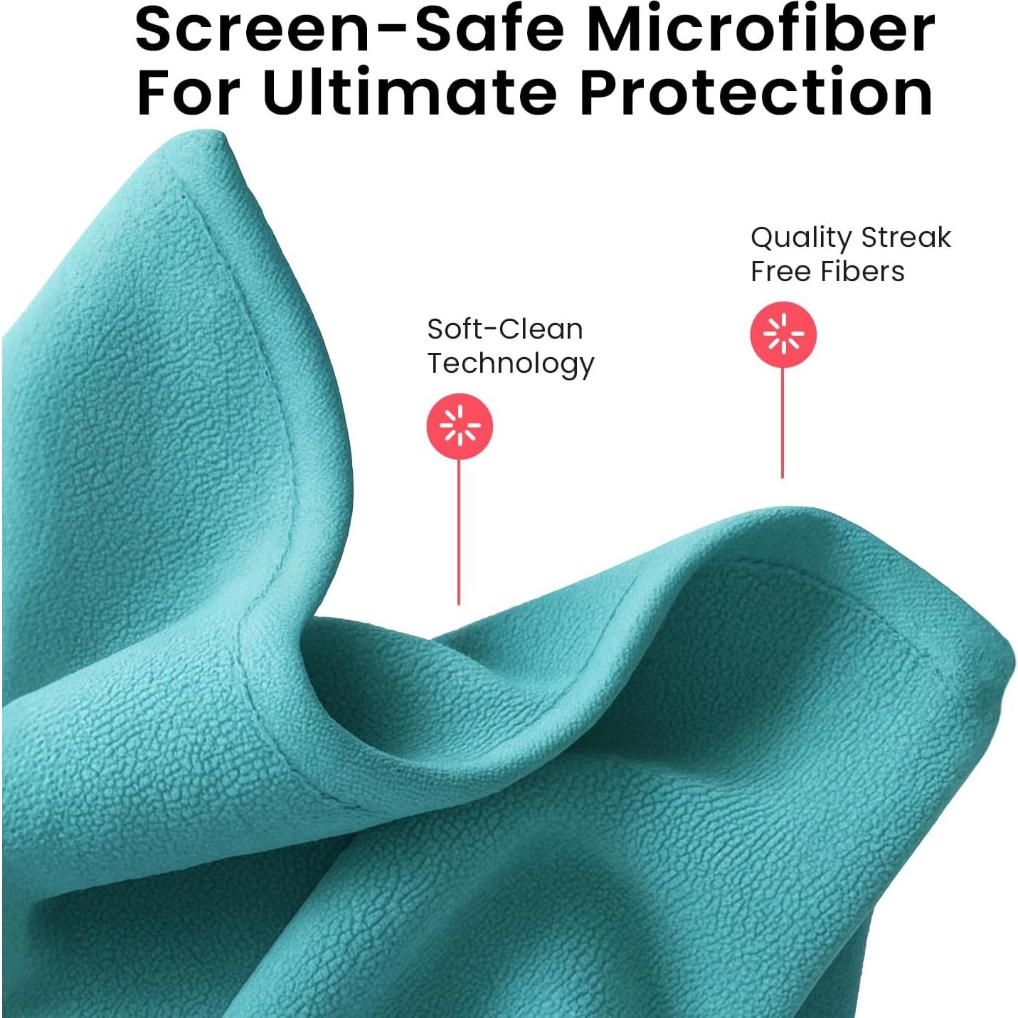 Limpiador de Pantallas EVEO 306g con Paño Microfibra - Sin Rayas