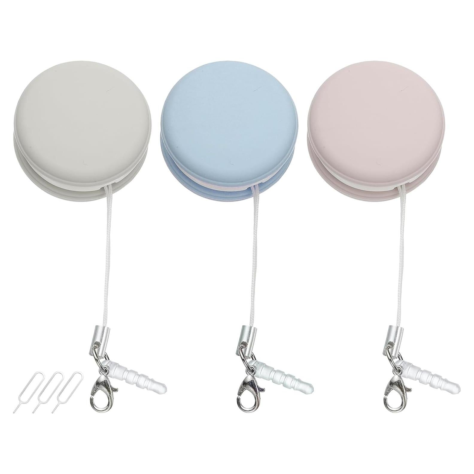 Juego de Limpiadores de Pantalla MECCANIXITY 3 Pcs Azul Caqui Rosa