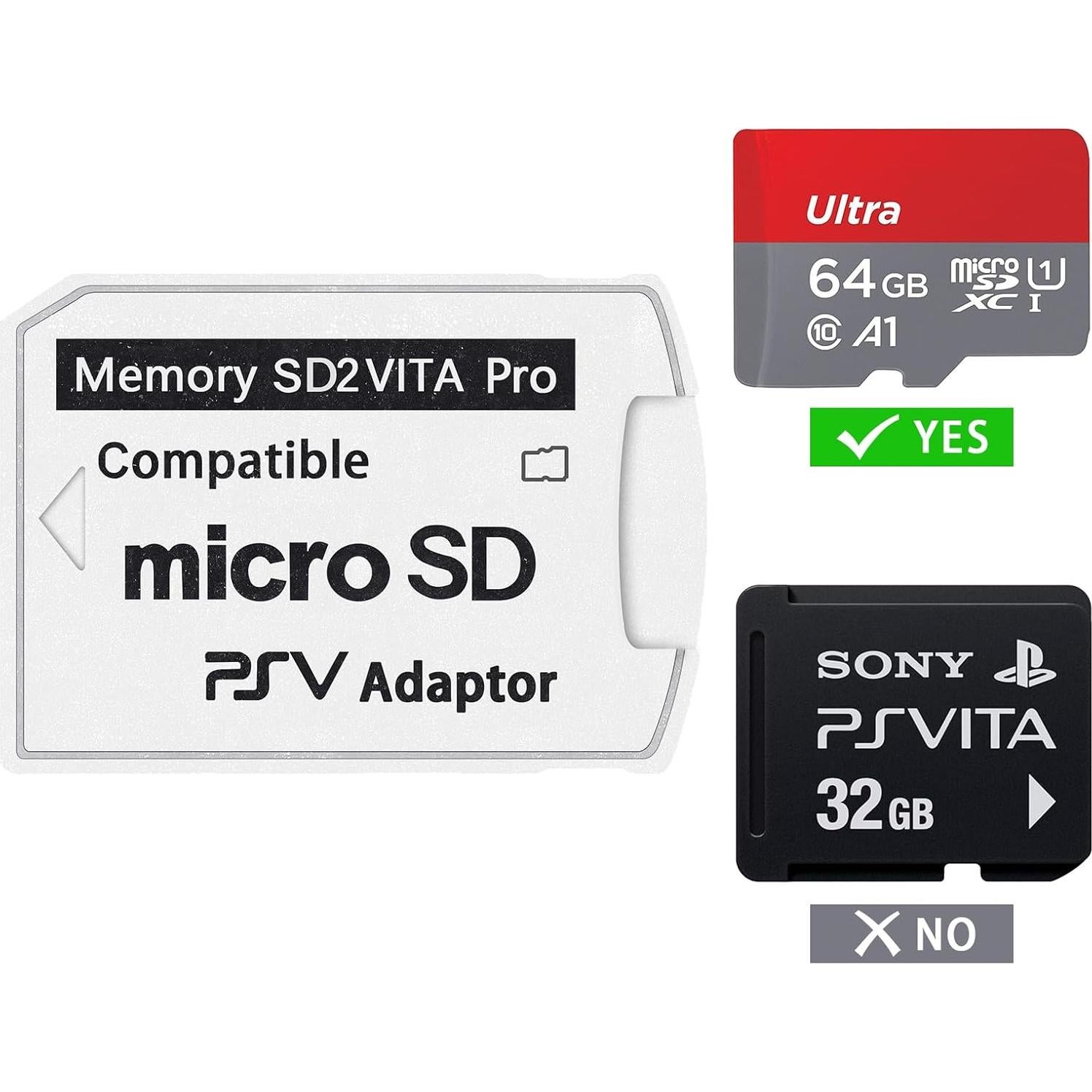 Adaptador Micro SD SD2Vita 5.0 DUEQID para PS Vita 1000/2000