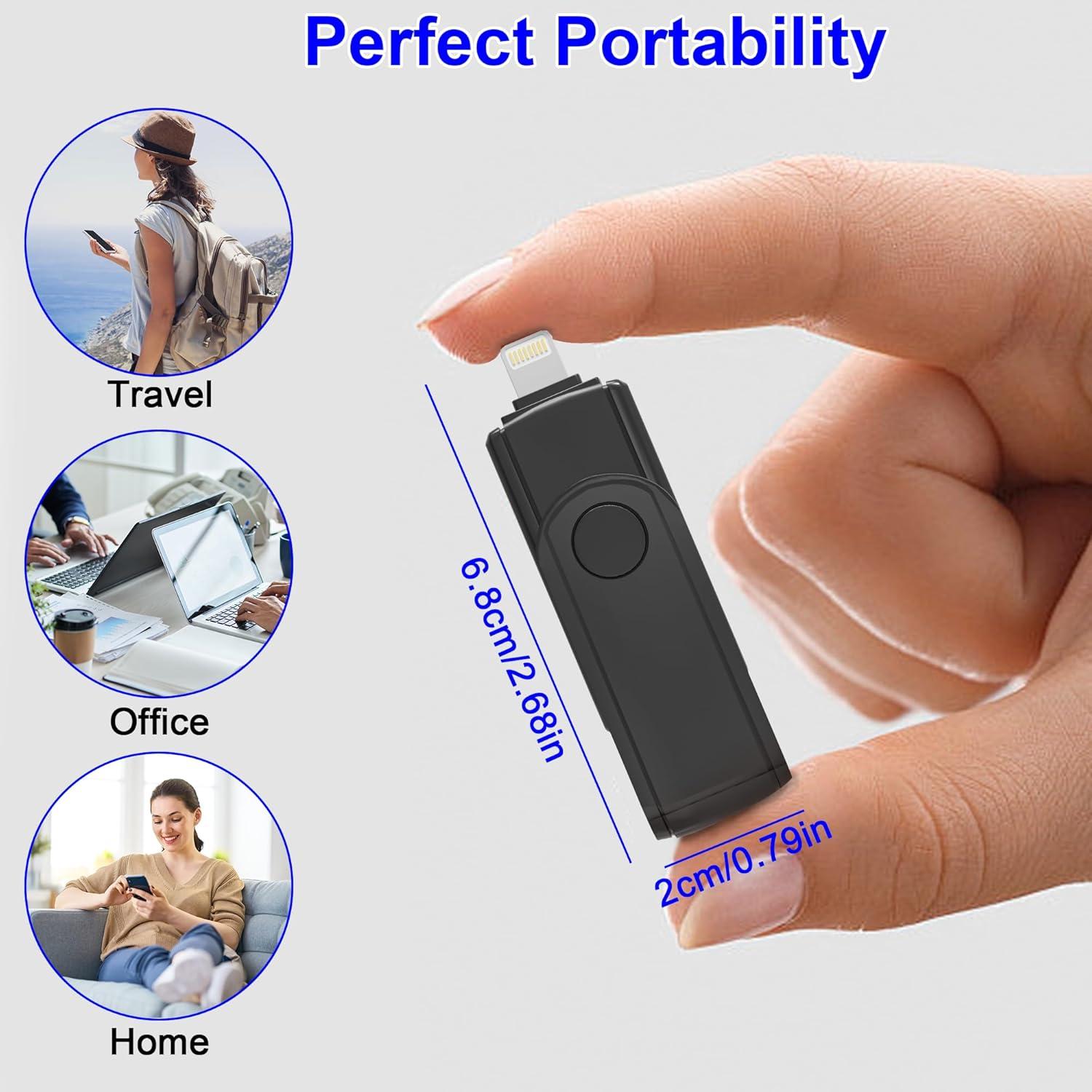 Lector de Tarjetas SD y MicroSD Ardaddyn para iPhone y iPad