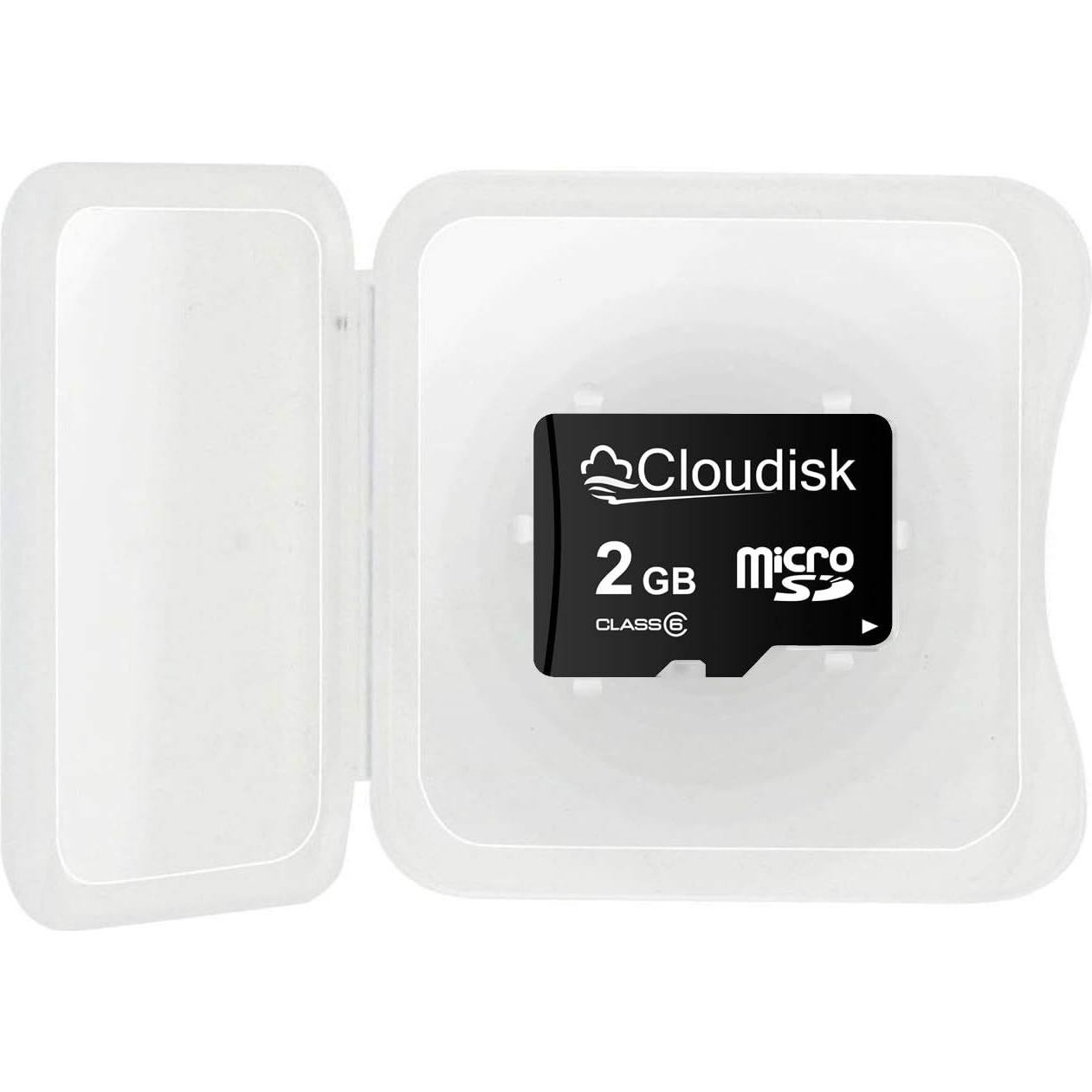 Paquete de 5 Tarjetas Micro SD 2GB Cloudisk C6 con Adaptador
