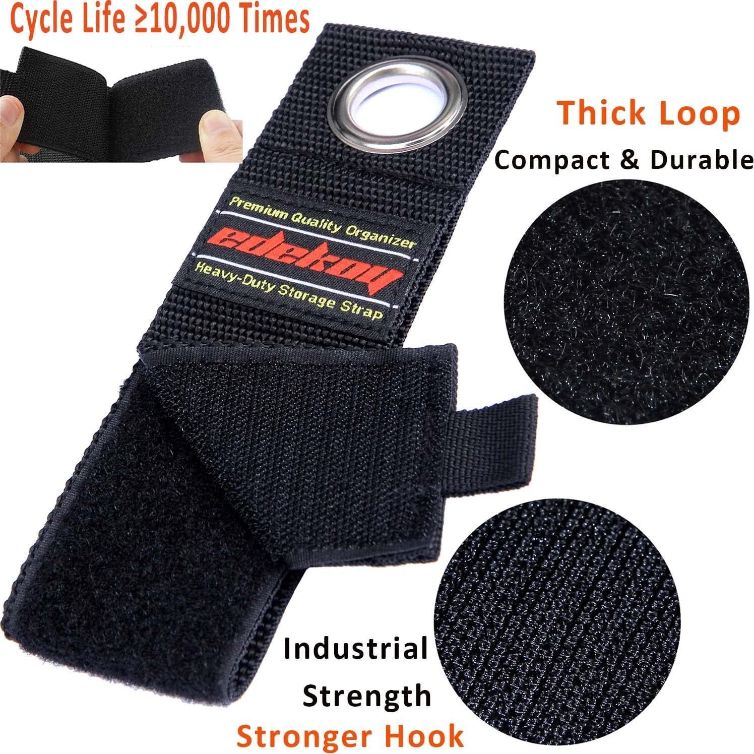 Organizador de Cables de Extensión 10Pack Edekoy 43cm/33cm