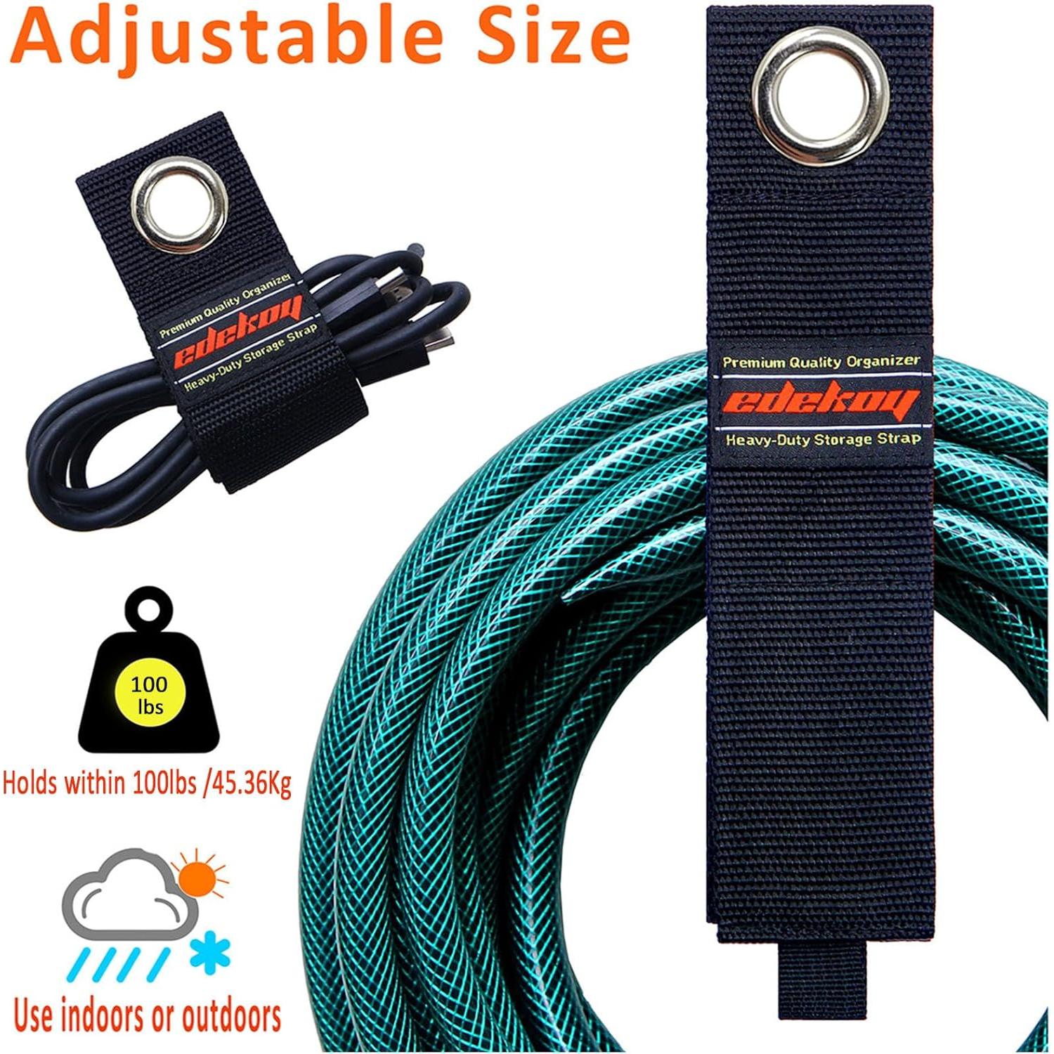 Organizador de Cables de Extensión 10Pack Edekoy 43cm/33cm