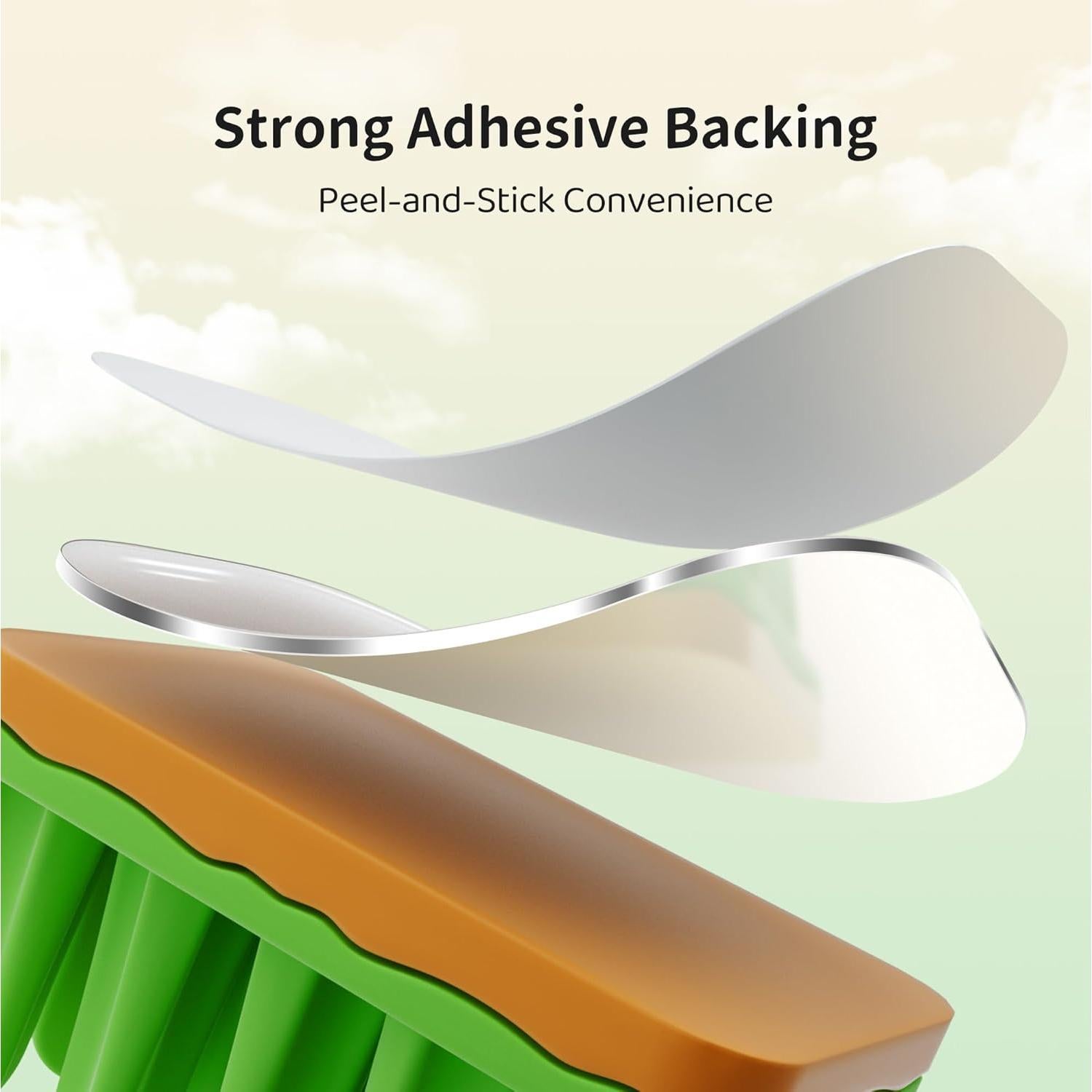 Organizador de Cables de Silicona Litumfen - 2 Piezas Verde