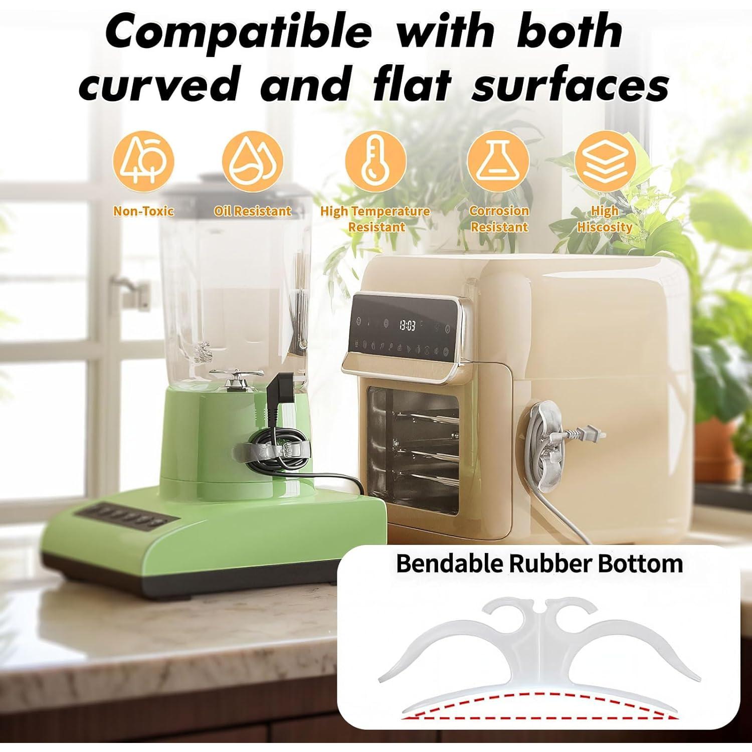 Organizador de Cables Mejorado Omifora - 6 Piezas, Silicona