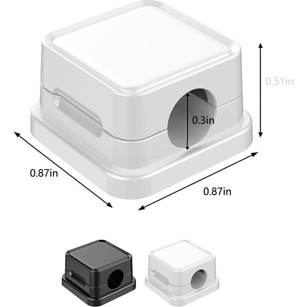 Organizador de Cables 8 Piezas Lletfun - Soporte para Escritorio y Mesita