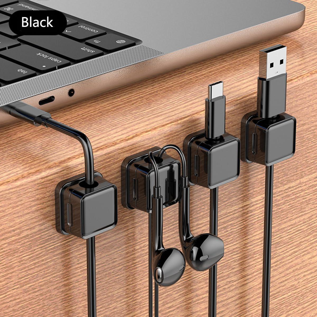 Organizador de Cables 8 Piezas Lletfun - Soporte para Escritorio y Mesita