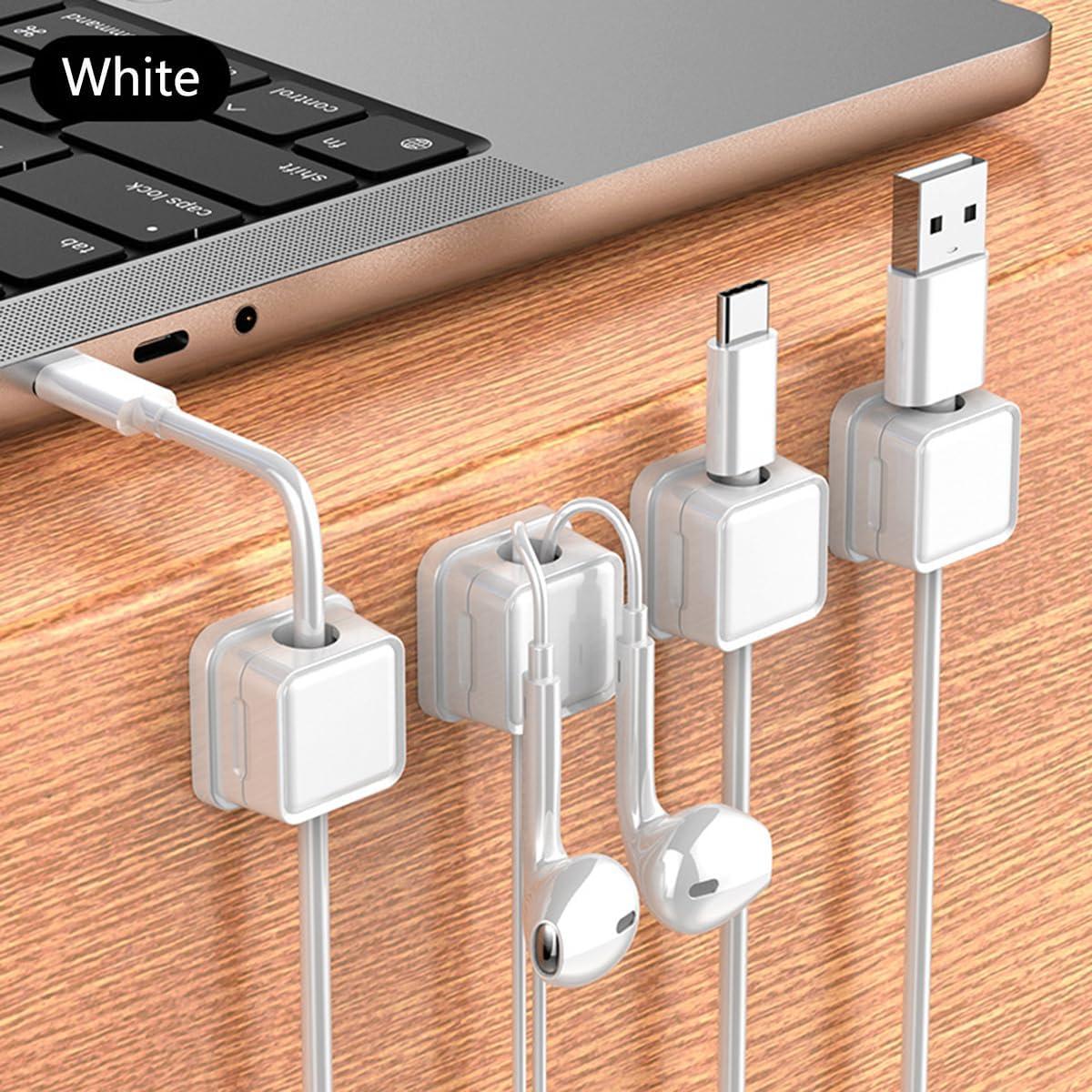 Organizador de Cables 8 Piezas Lletfun - Soporte para Escritorio y Mesita