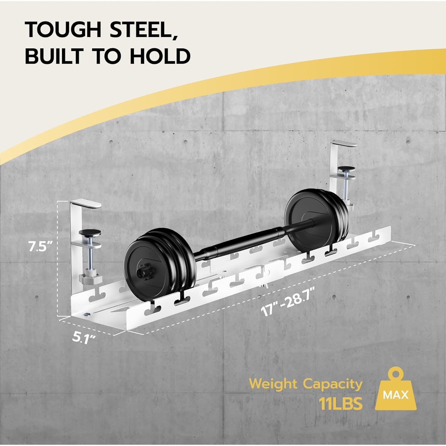 Bandeja de Gestión de Cables ARES Extensible 43-73 cm Blanca