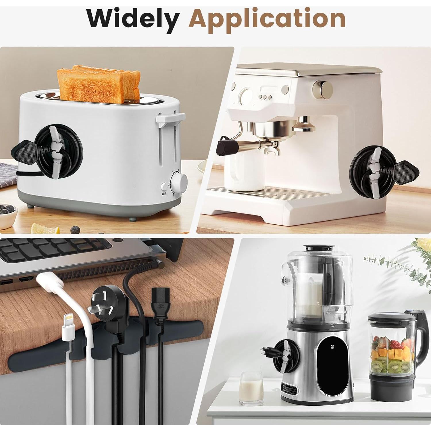 Organizador de Cables para Electrodomésticos SZJX - 4 Paquetes