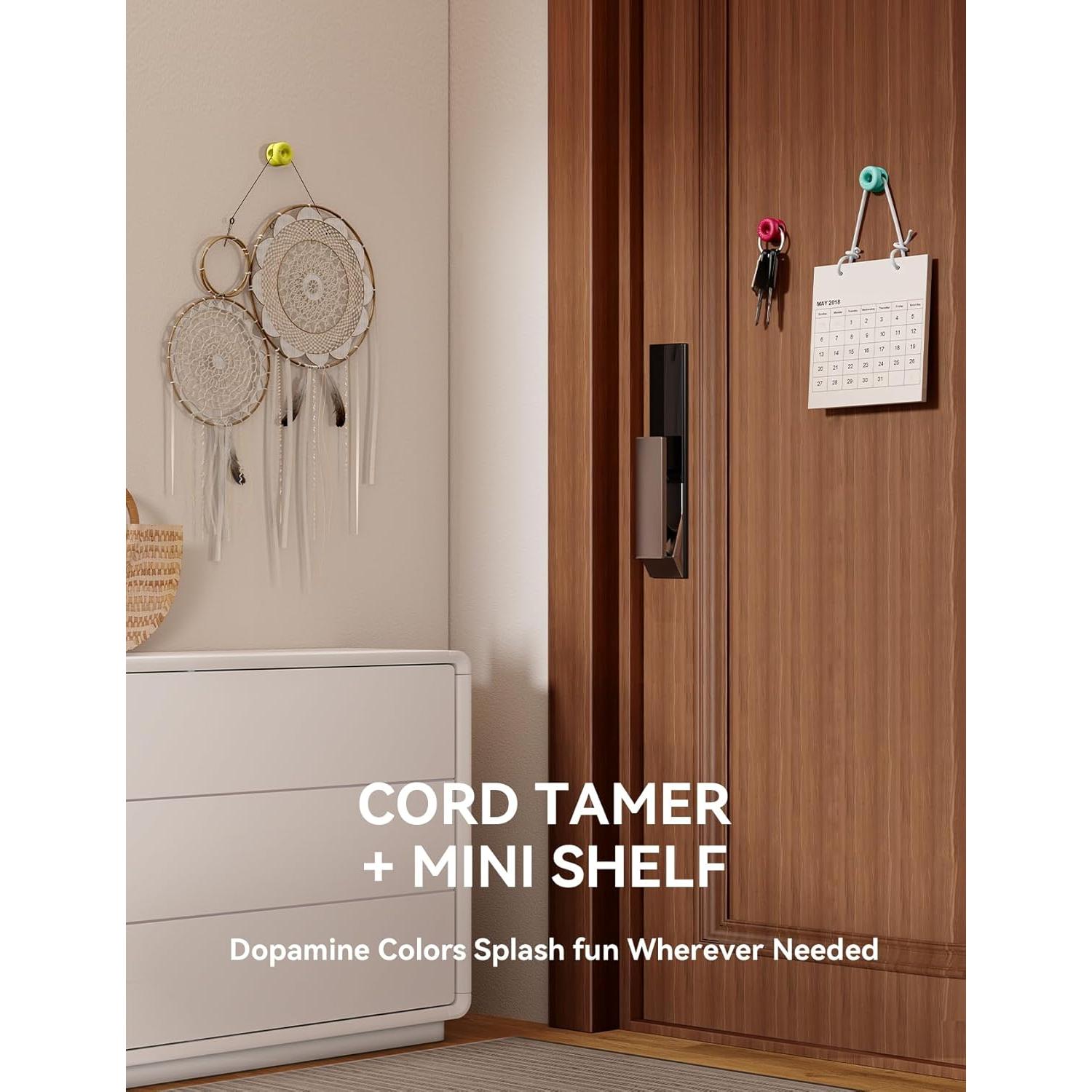 Organizador de Cables JOYROOM Clips de Silicona 8 Pack