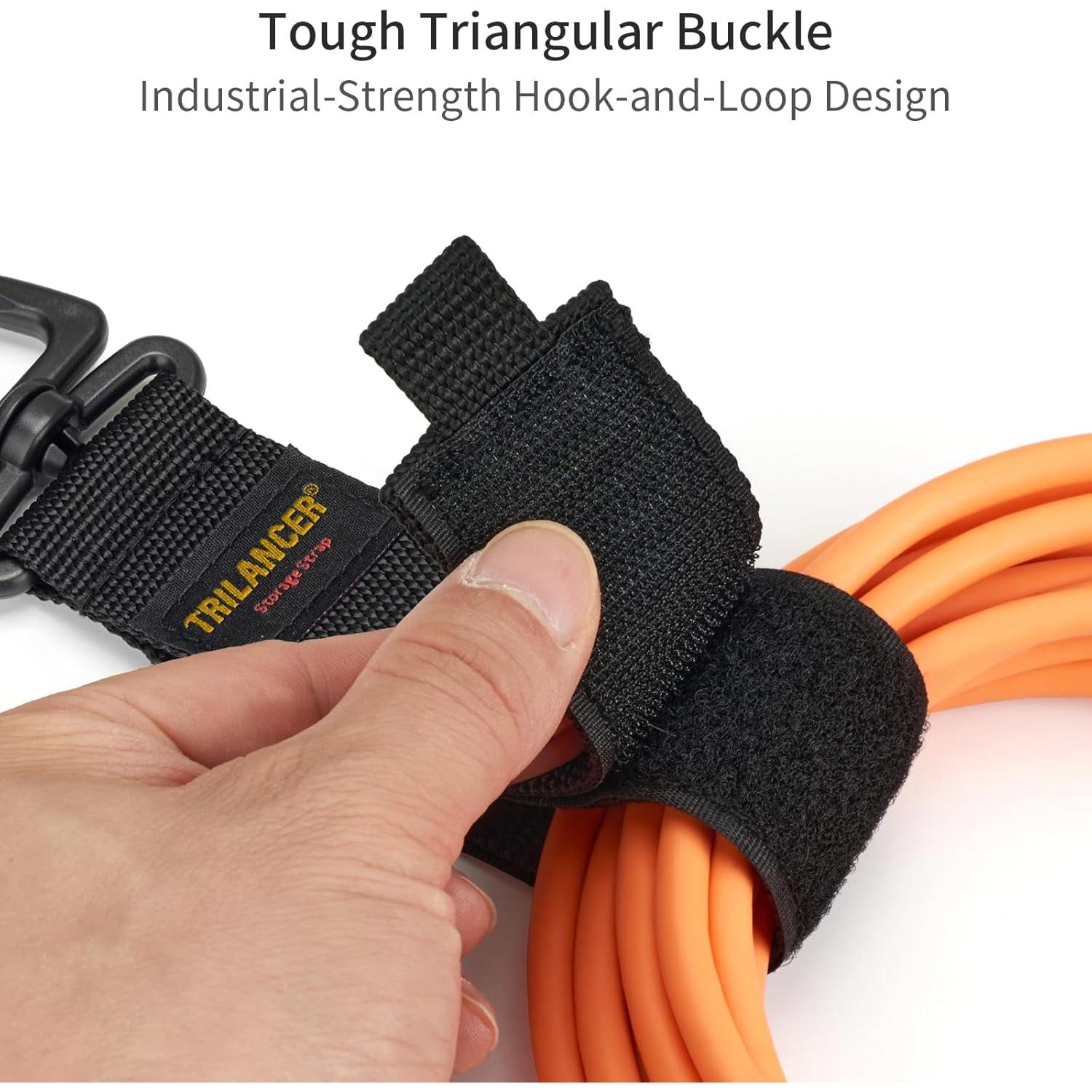 Organizador de Cables Trilancer - Paquete de 6 Correas 33x3.8cm