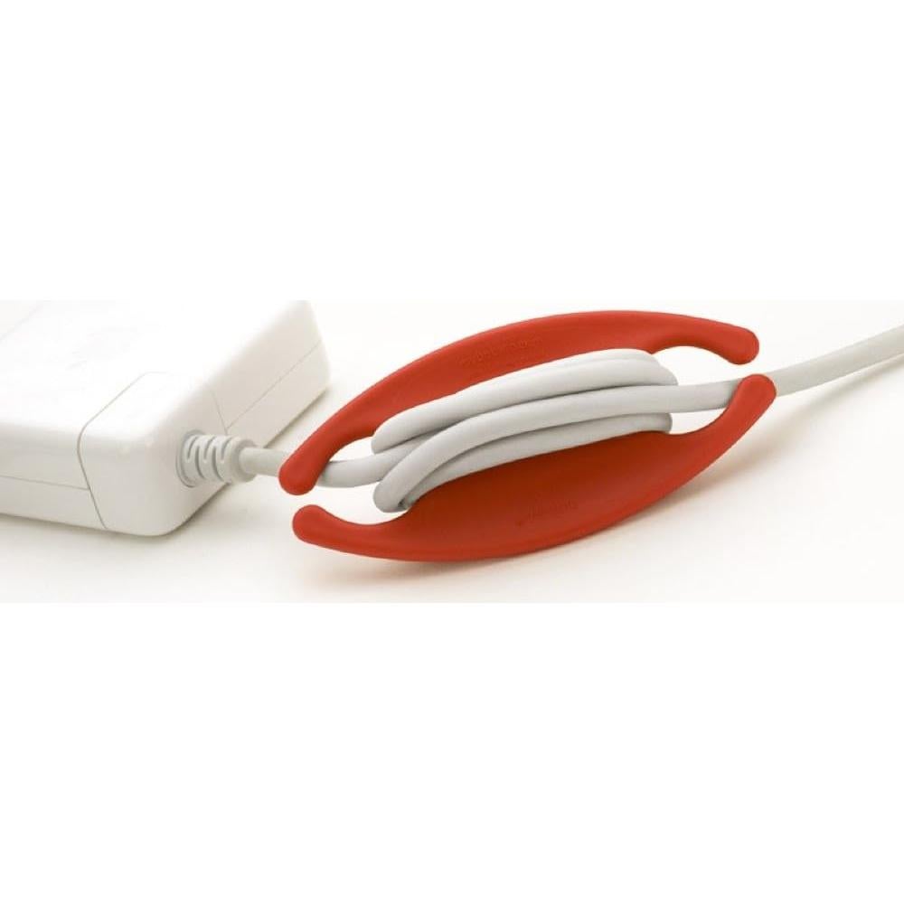 Enrollador de Cables Grande Bobino Rojo 28x5x1 cm