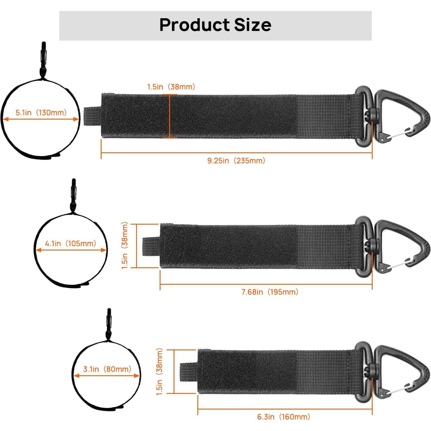 Correas de Almacenamiento Ditar - Organizador de Cables 6 Piezas