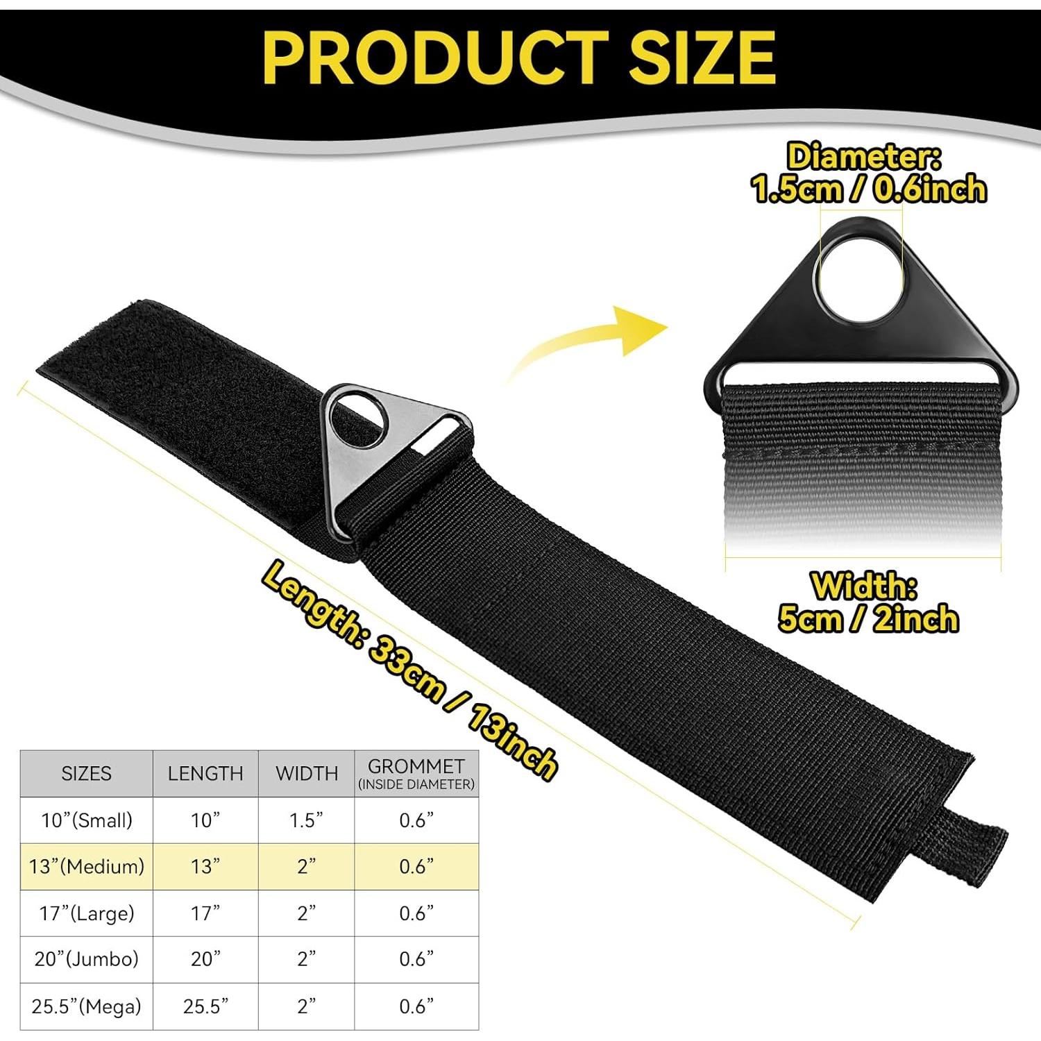 Soporte Organizador de Cables de Extensión FR - 4 Pcs, 33 cm