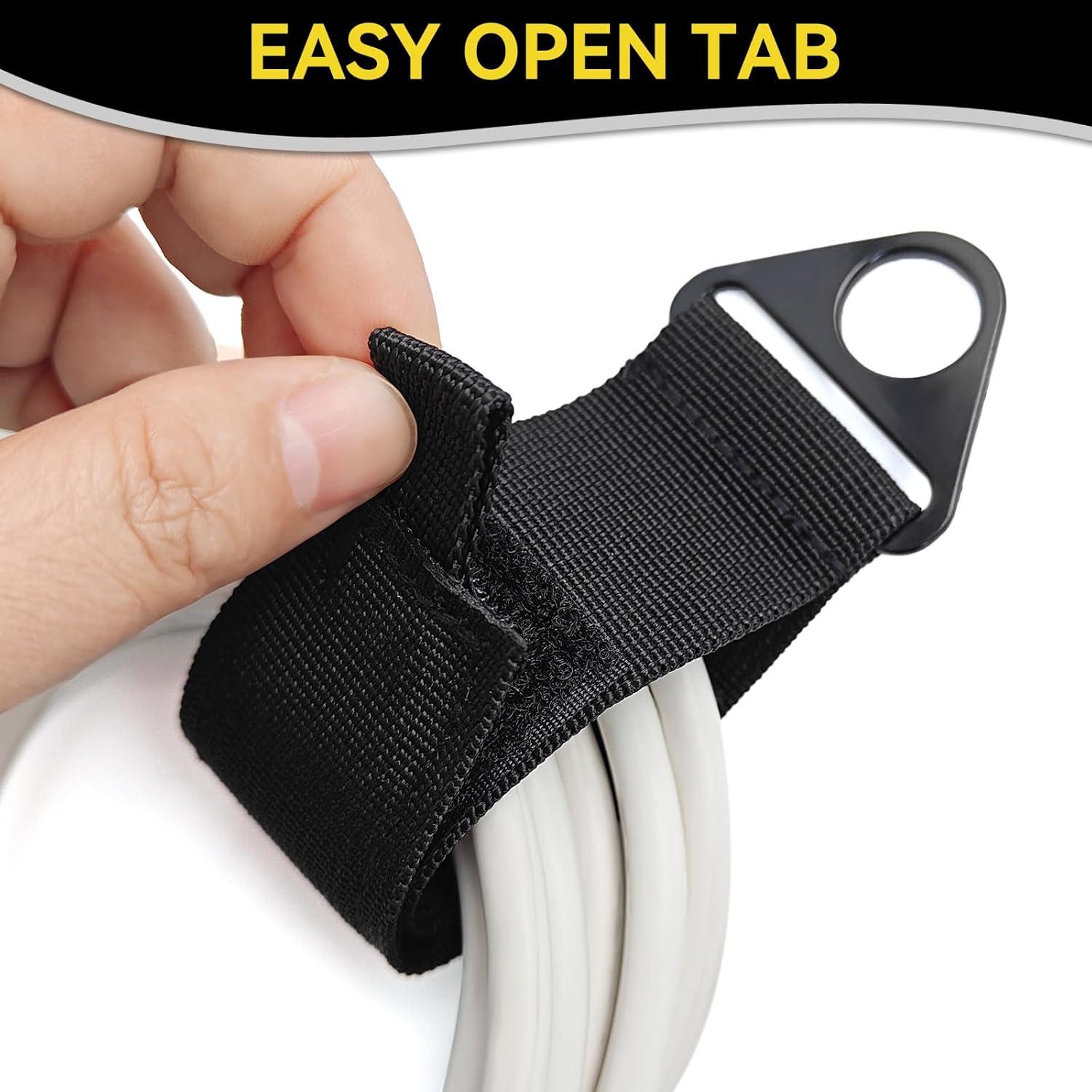 Soporte Organizador de Cables de Extensión FR - 4 Pcs, 33 cm