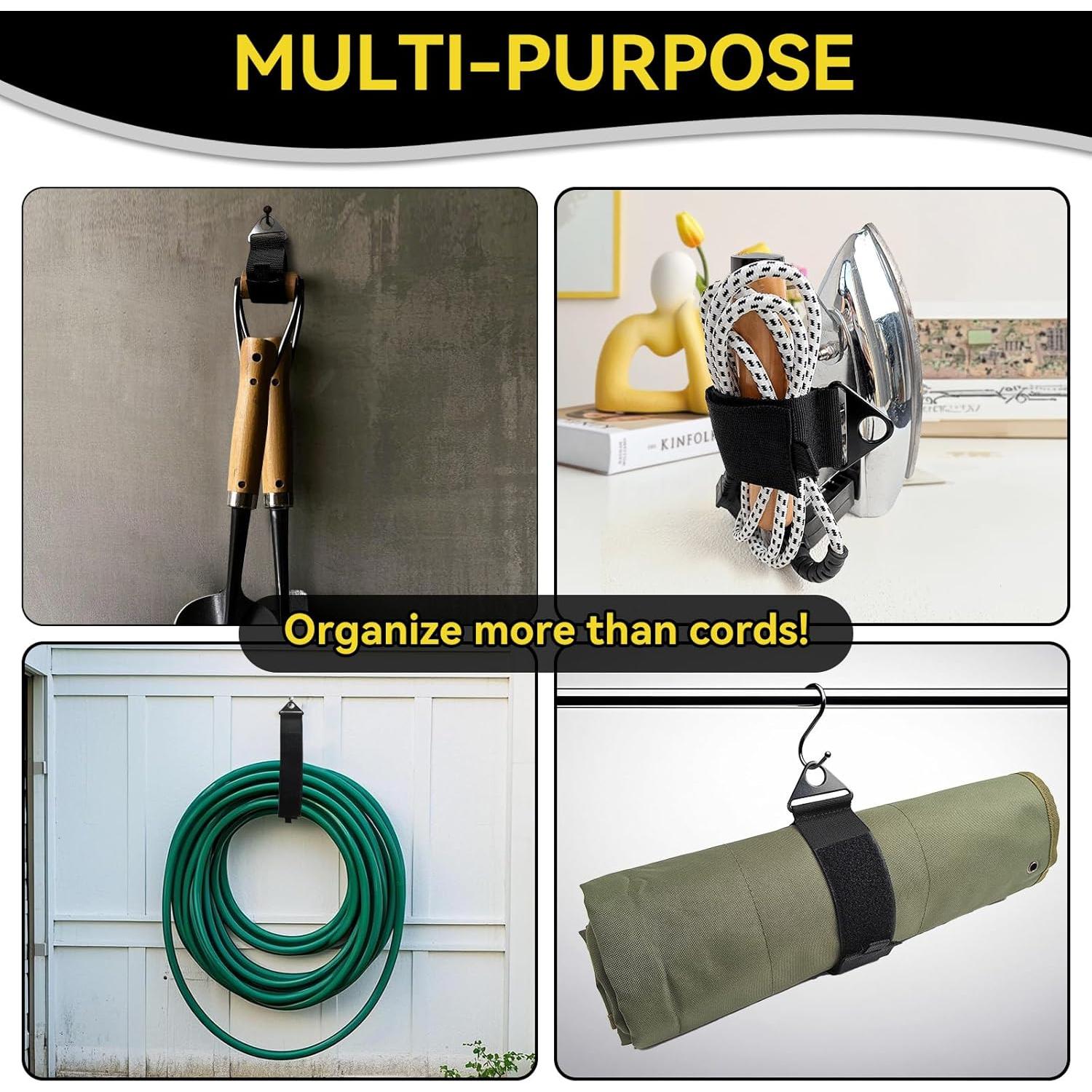 Soporte Organizador de Cables de Extensión FR - 4 Pcs, 33 cm