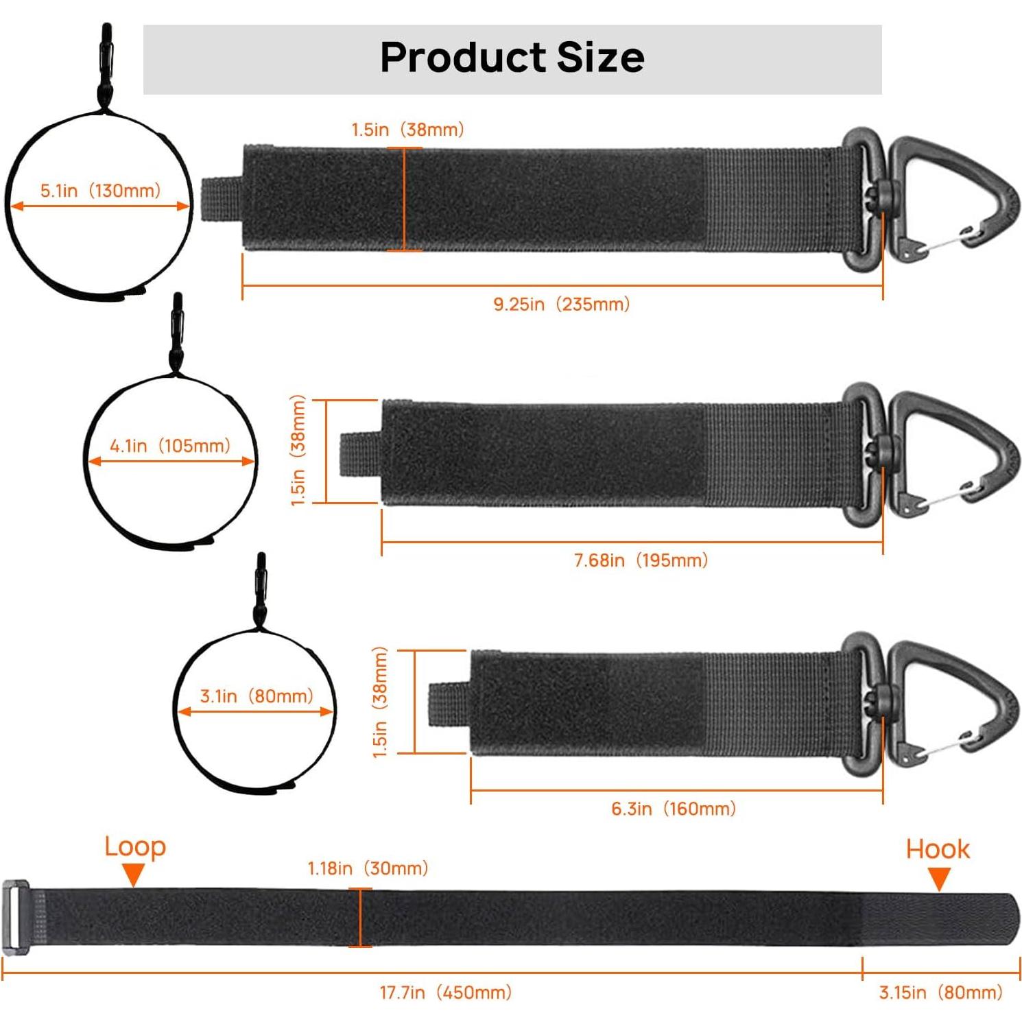 Correas de Almacenamiento Ditar - Organizador de Cables 10 Piezas